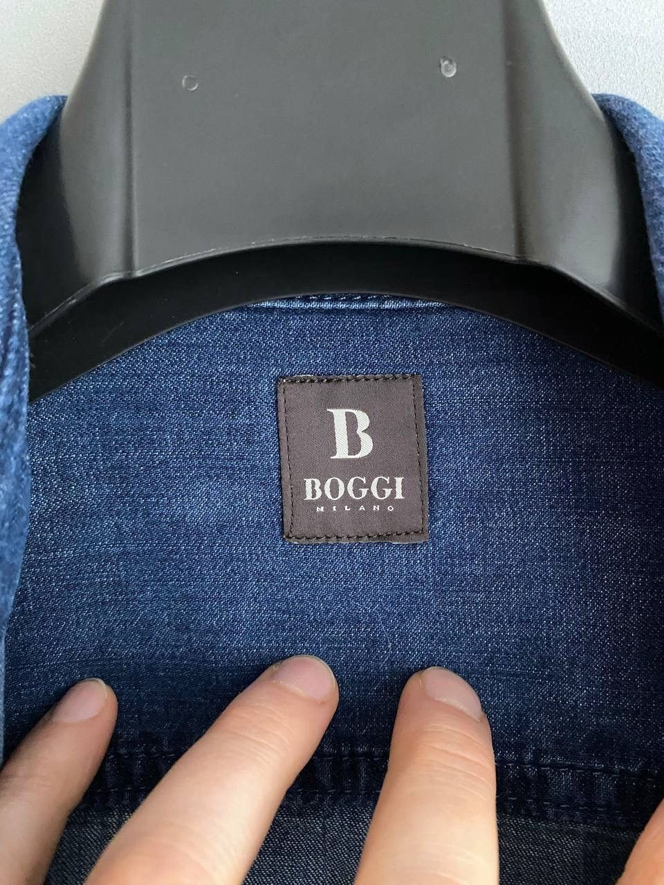Boggi Boggi Milano Men's Blue Denim Shirt, Size M Size US M / EU 48-50 / 2 - 11 Thumbnail