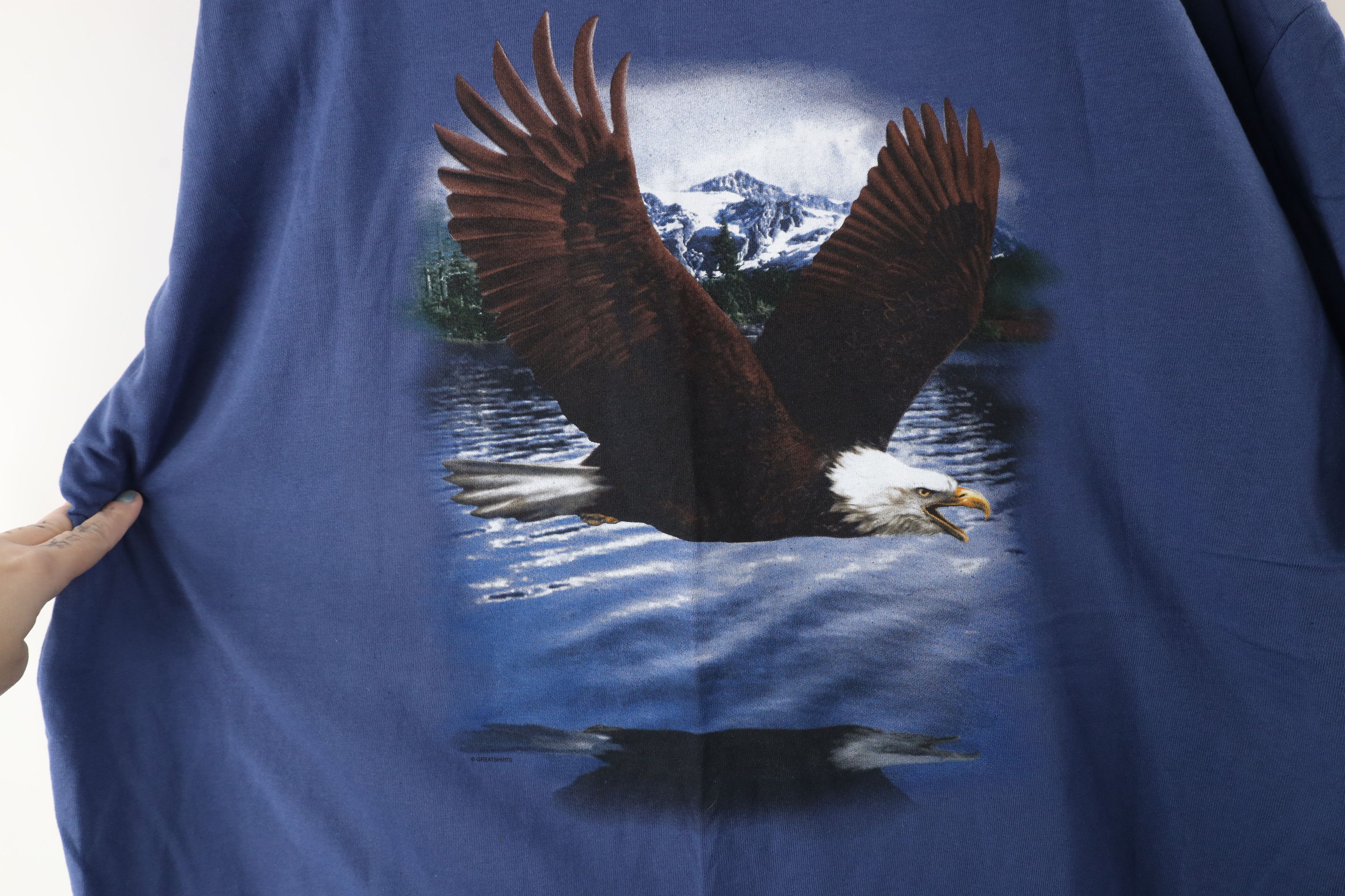 Vintage Vintage 90s Streetwear Eagle Mountains Short Sleeve T-Shirt Size US XXL / EU 58 / 5 - 4 Thumbnail