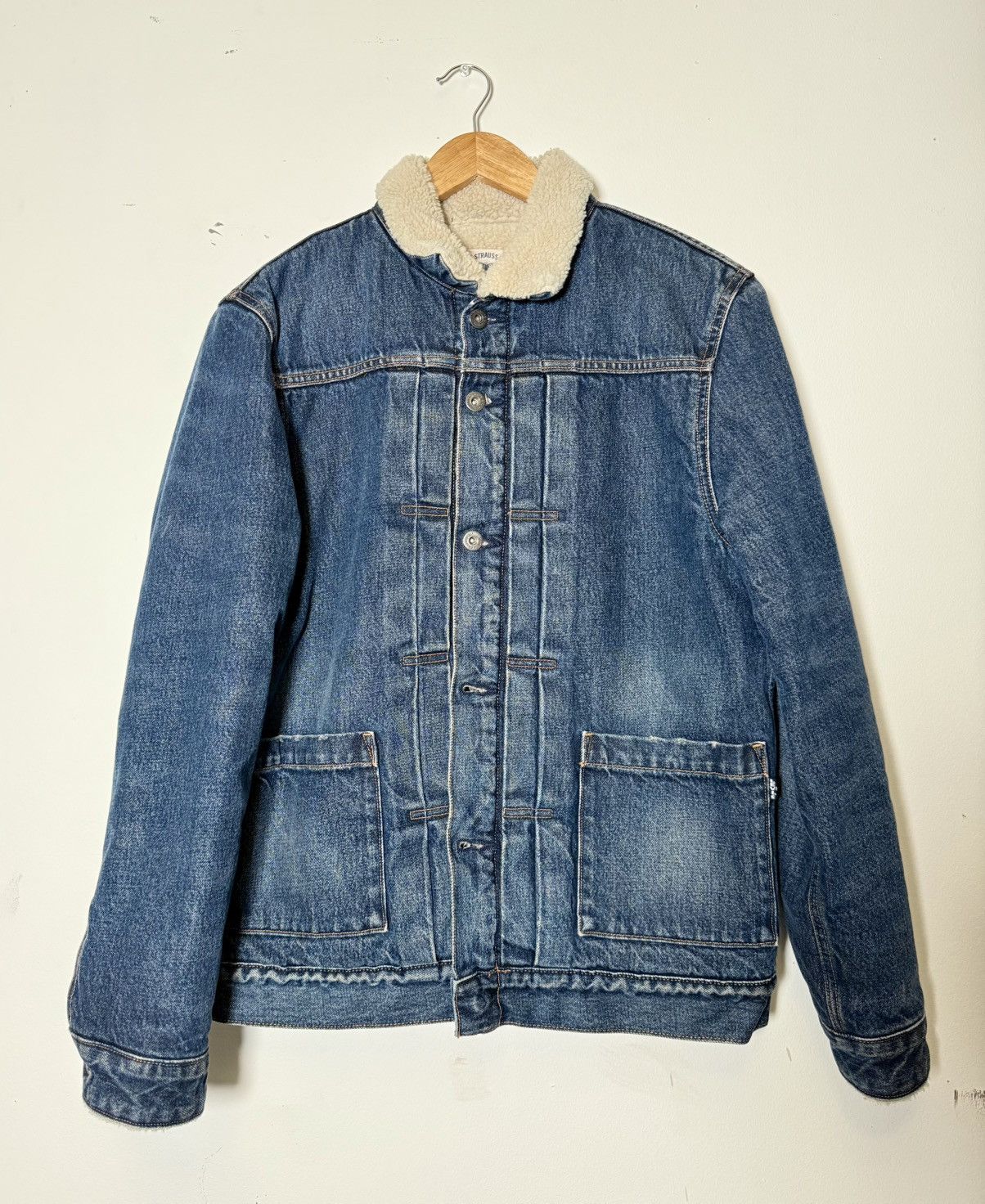 Levi's Made & Crafted Shearling denim jacket Size US M / EU 48-50 / 2 - 1 Thumbnail