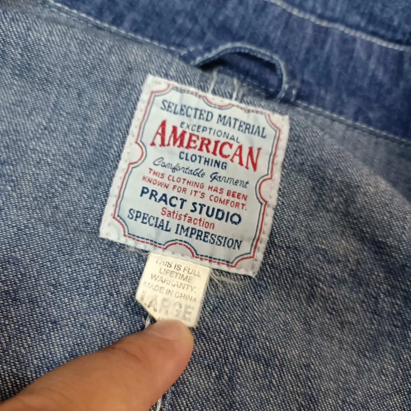 🔆Best Offer/Offer Pract Studio Chore Denim Jacket