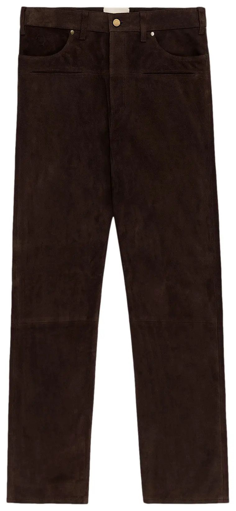 Aime Leon Dore o1mle0126 Suede Western Pant in Brown Size US 32 / EU 48 - 1 Thumbnail