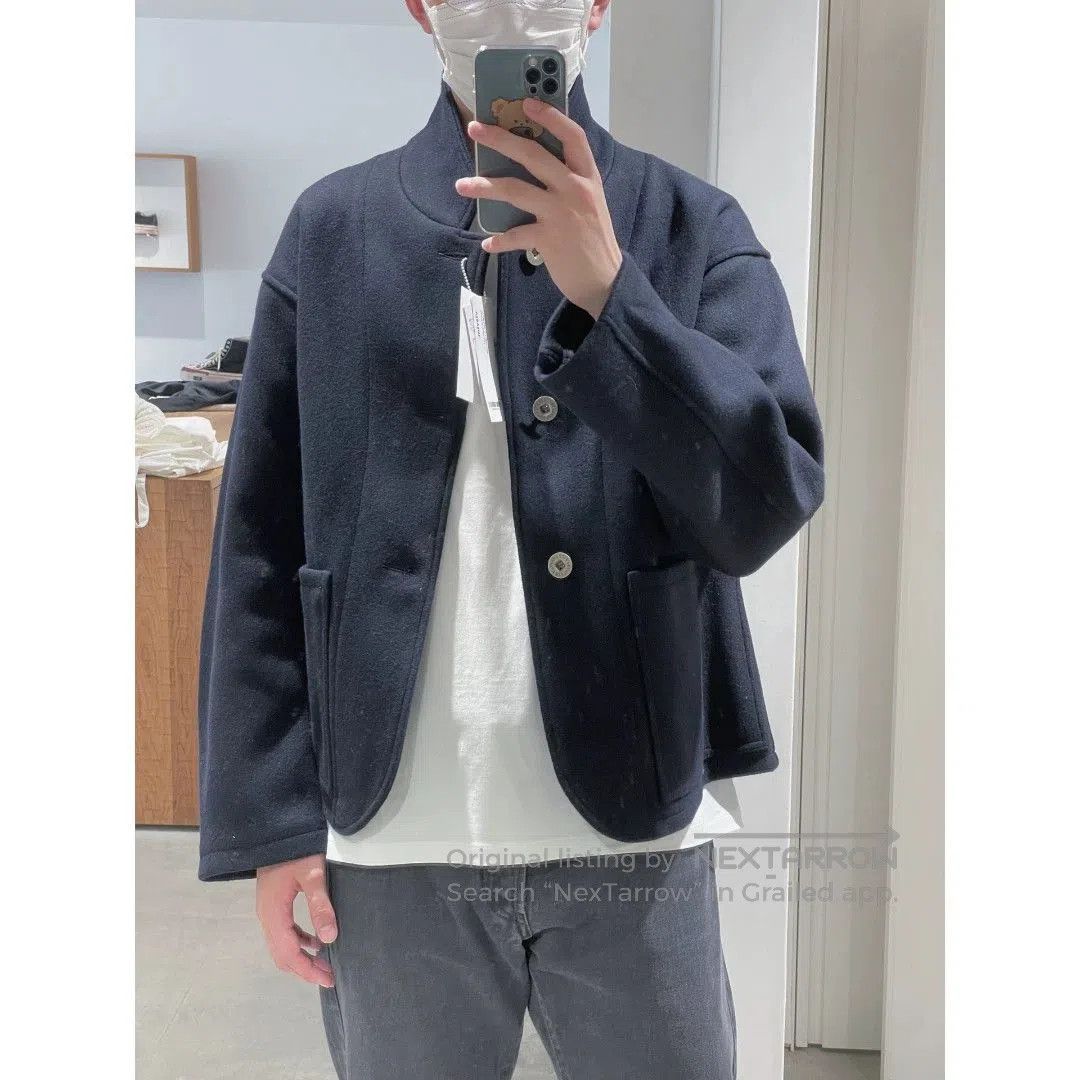BEAUTY&YOUTH melton wool short collar jacket. Size US M / EU 48-50 / 2 - 6 Thumbnail