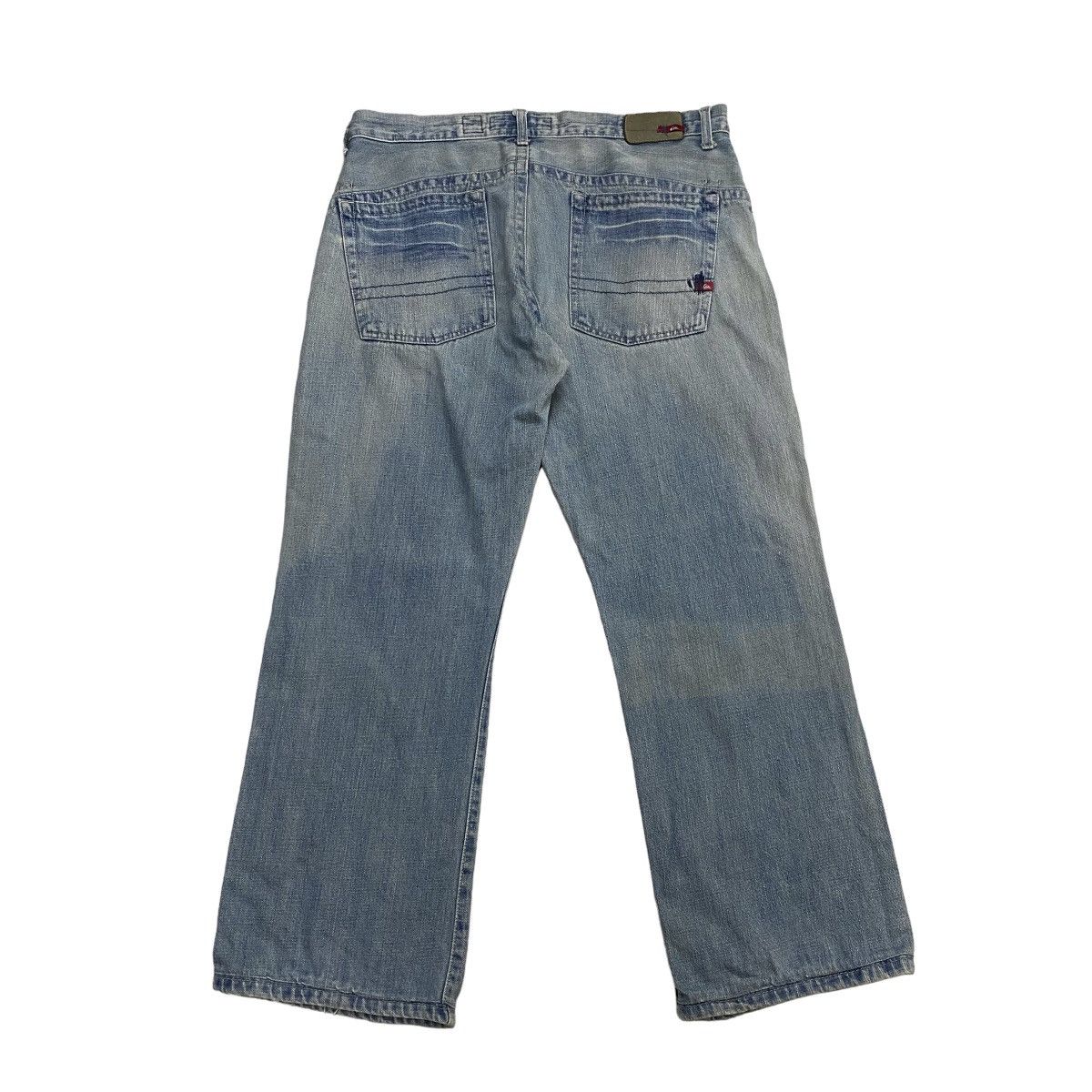 Quiksilver VINTAGE Y2K QUIKSILVER BAGGY DENIM PANT Size US 36 / EU 52 - 2 Thumbnail