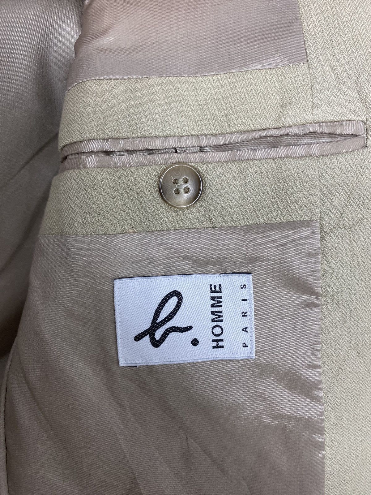 agnes b. Rare ‼️ Vintage Agnes B Homme Cotton Blazer Made in France Size US S / EU 44-46 / 1 - 6 Thumbnail