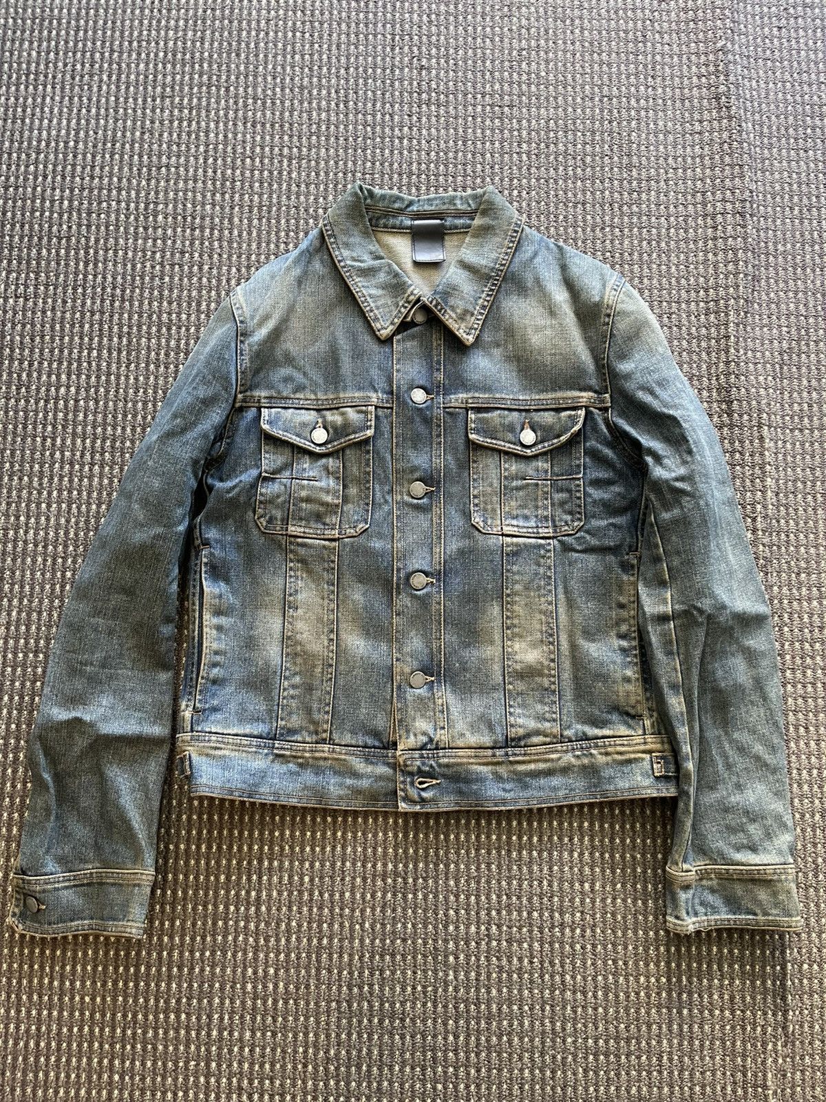 Dior × Kris Van Assche FW17 Dan witz Mosh Pit denim jacket Dior
