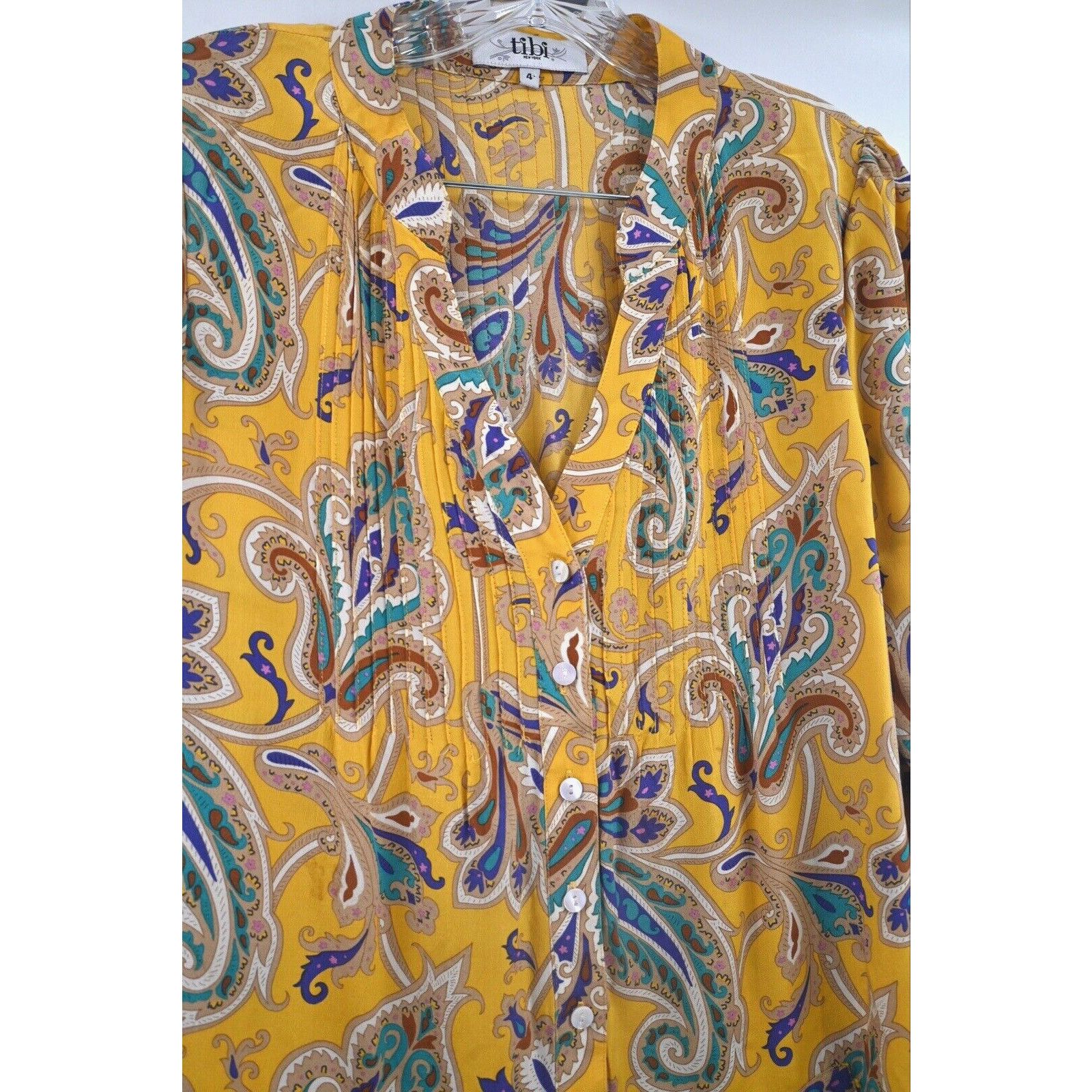 Tibi Tibi Multi Floral Silk Tomato Girl Fairy Shift Dress 4 Mend Size S / US 4 / IT 40 - 3 Thumbnail