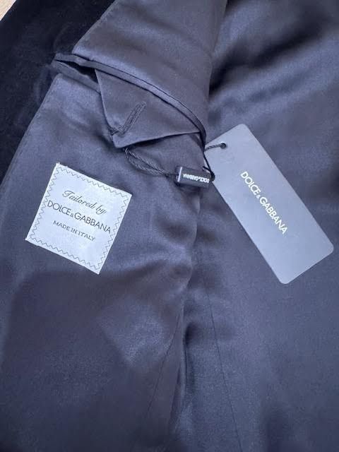 Dolce & Gabbana Dolce and Gabanna Floral Blazer with Velvet Lapel Size 48R - 18 Thumbnail