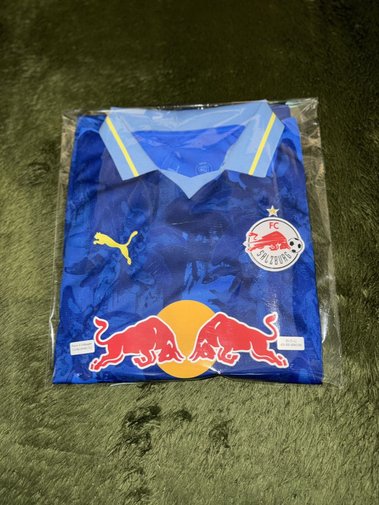KidSuper × Puma [L] KidSuper x Puma Red Bull Salzburg (RBS) Jersey Size US L / EU 52-54 / 3 - 11 Thumbnail