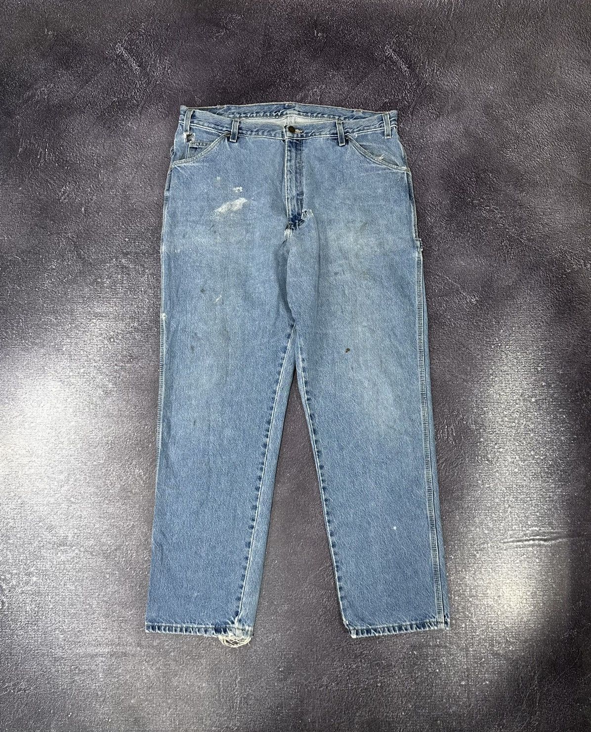 Dickies Vintage Dickies Light Blue Carpenter USA Opium Work Pants Size US 38 / EU 54 - 2 Thumbnail
