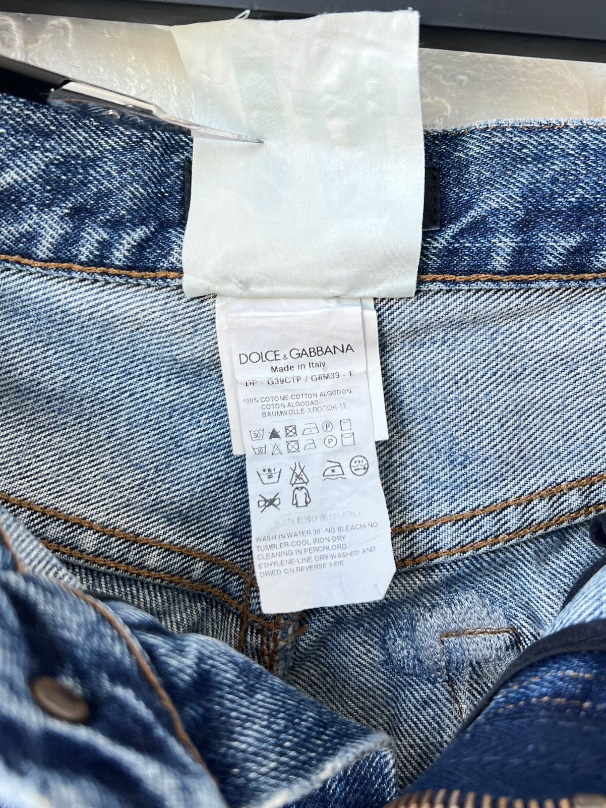 Dolce & Gabbana Docle&Gabbana Blue Denim Jeans 46IT Size US 30 / EU 46 - 7 Thumbnail