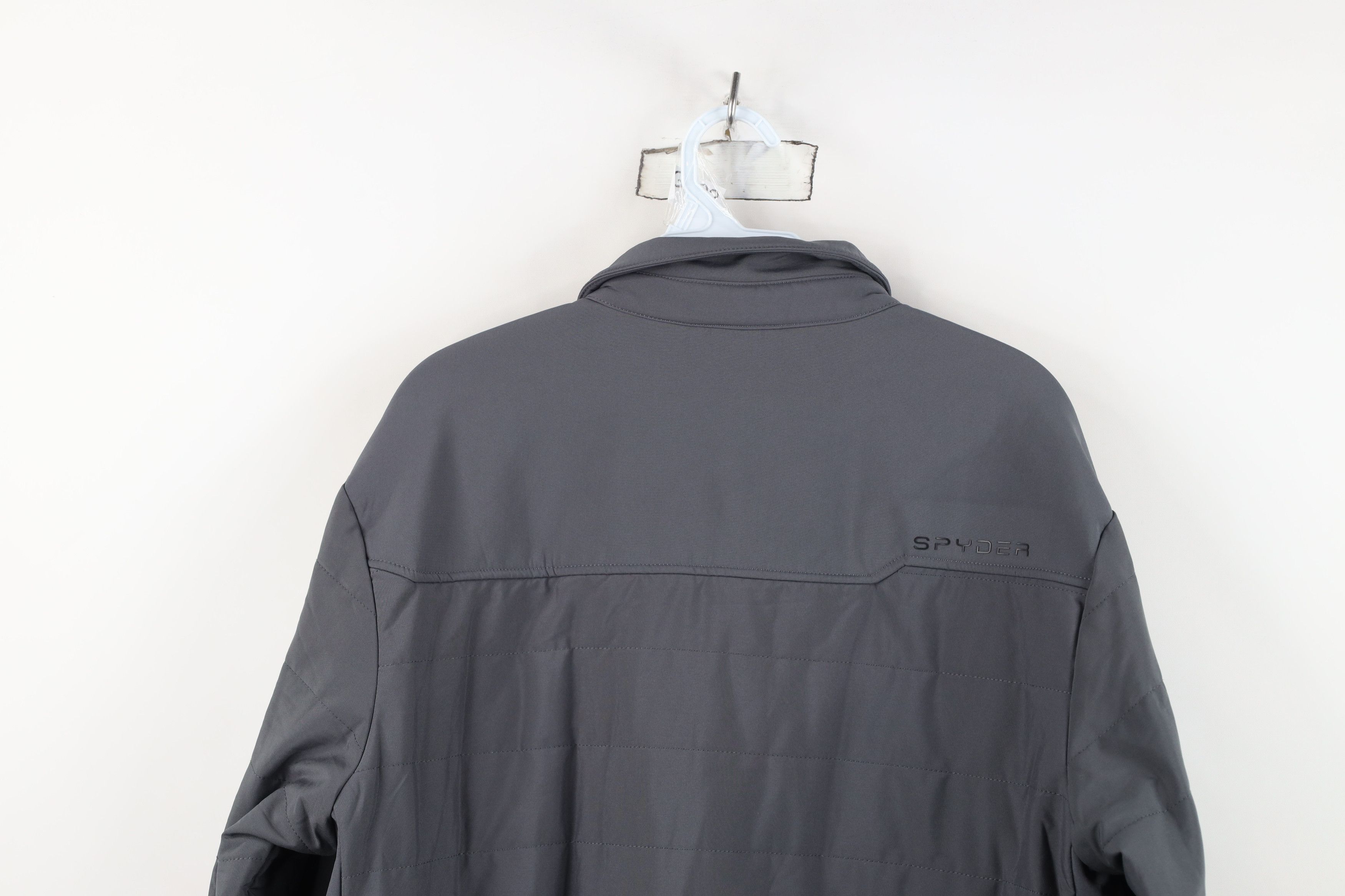 Spyder New w Defects Spyder Transit Full Button Shirt Jacket Gray Size US M / EU 48-50 / 2 - 17 Thumbnail