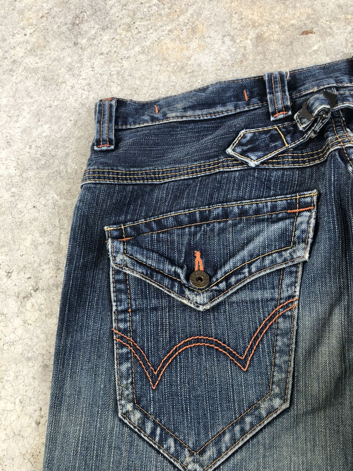 If Six Was Nine Japanese Edwin Bootcut Flare Distressed Jeans Size US 34 / EU 50 - 18 Thumbnail