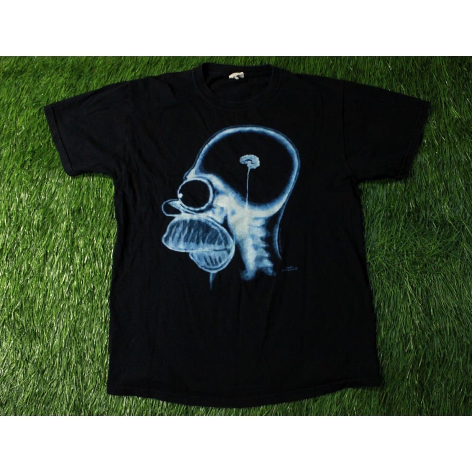 Jerzees Nike The Simpsons Homer 2009 Men Shirt Jersey T-Shirt Tee Jerzees M Black Shirt Men 2000s Comics Size US M / EU 48-50 / 2 - 2 Thumbnail