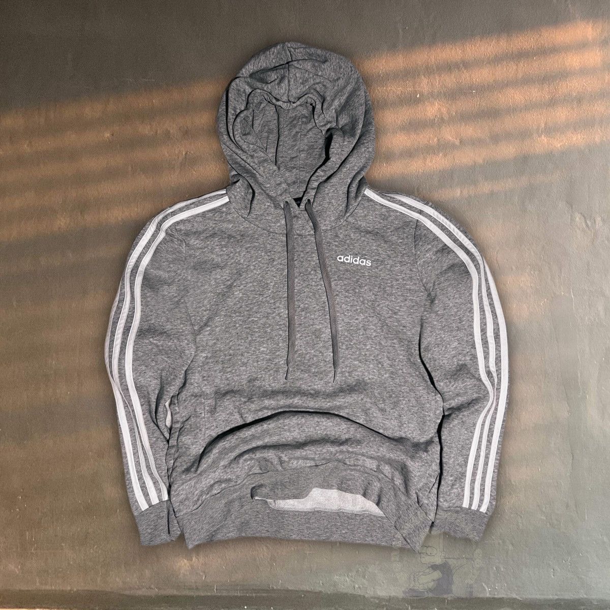 Adidas Adidas essentials fleece 3-stripes vegan pullover soft wash Size S / US 4 / IT 40 - 25 Thumbnail