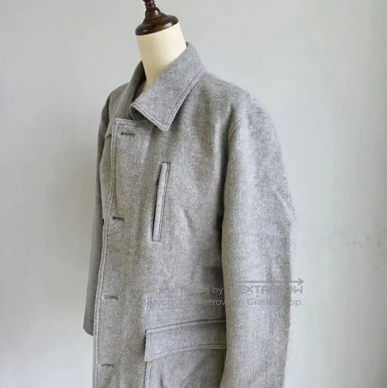 Other Lanvin Men's Wool Coat in Gray . Size US XL / EU 56 / 4 - 4 Thumbnail