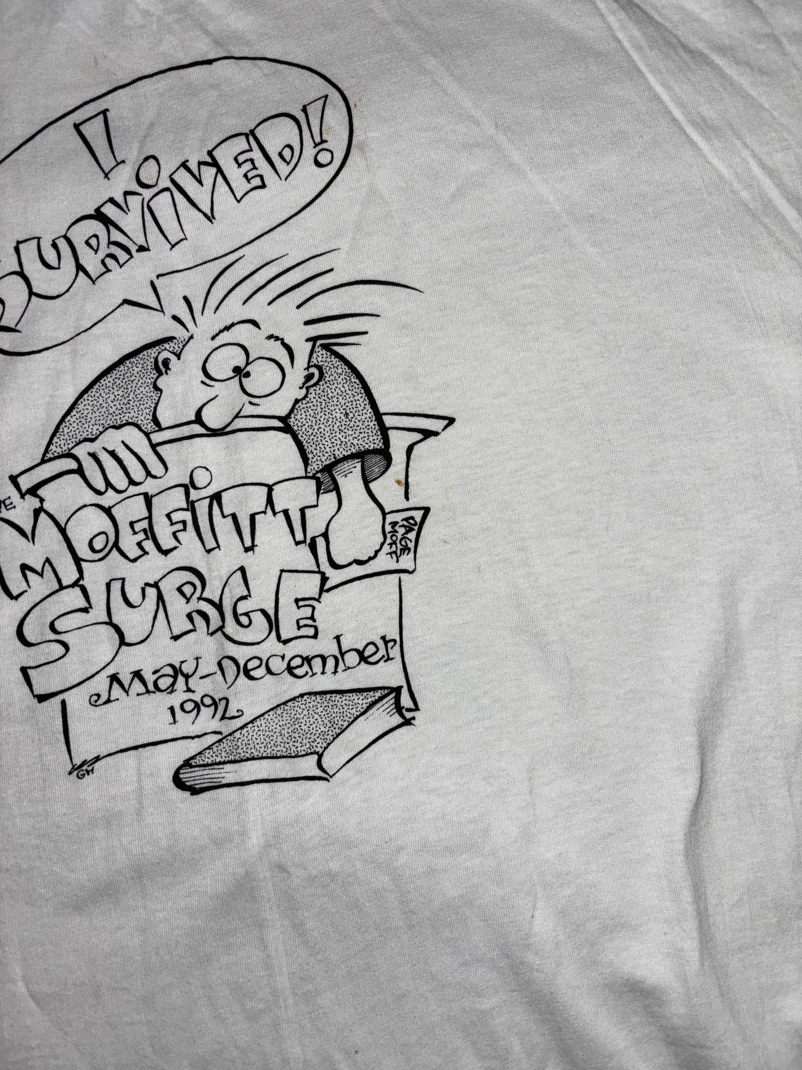 Vintage Vintage 80s/90s I Survived! Shirt Size US XL / EU 56 / 4 - 4 Thumbnail