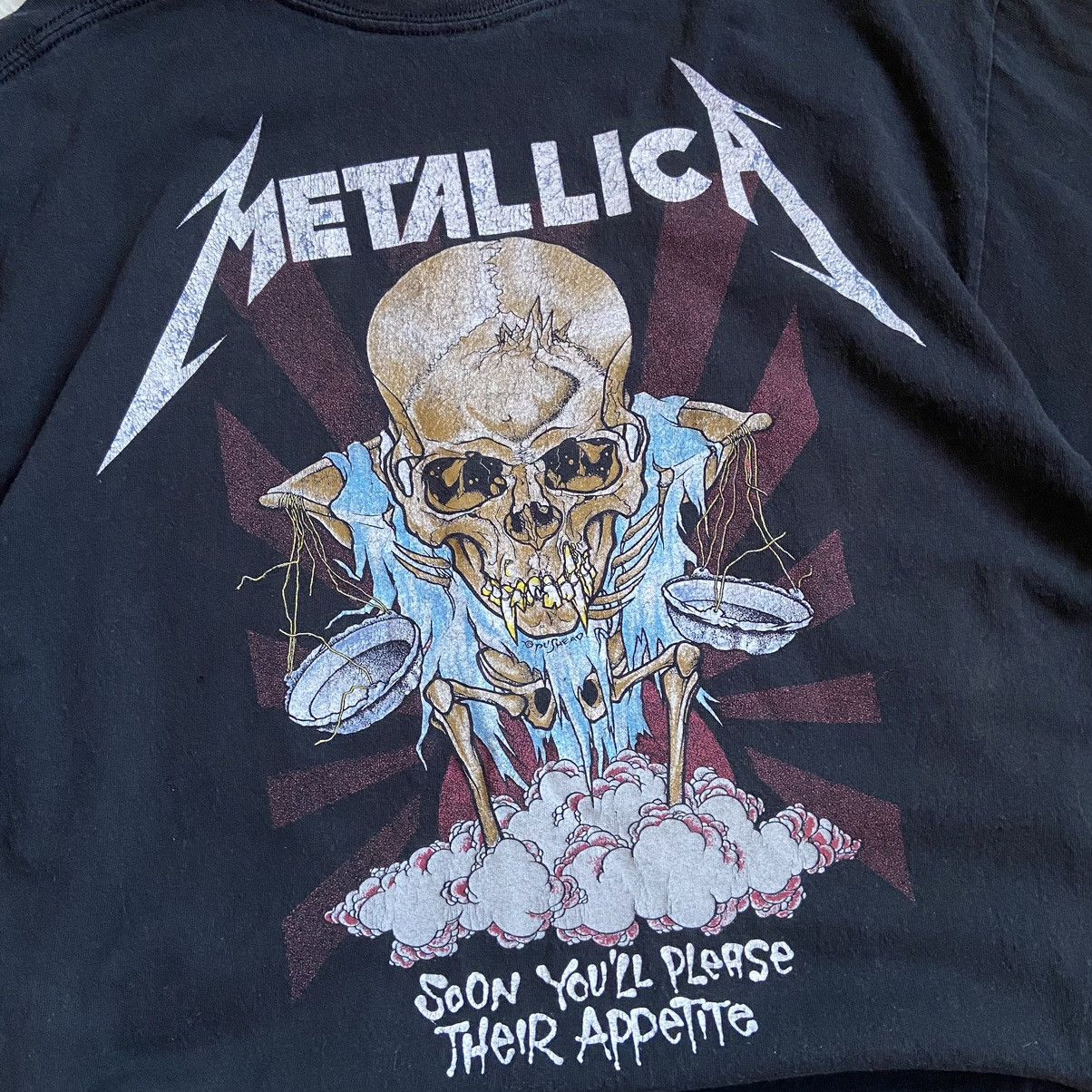 Band Tees × Metallica × Vintage 📌 Vintage Metallica 2000s “Their money tips her scales” Tee Size US L / EU 52-54 / 3 - 10 Thumbnail