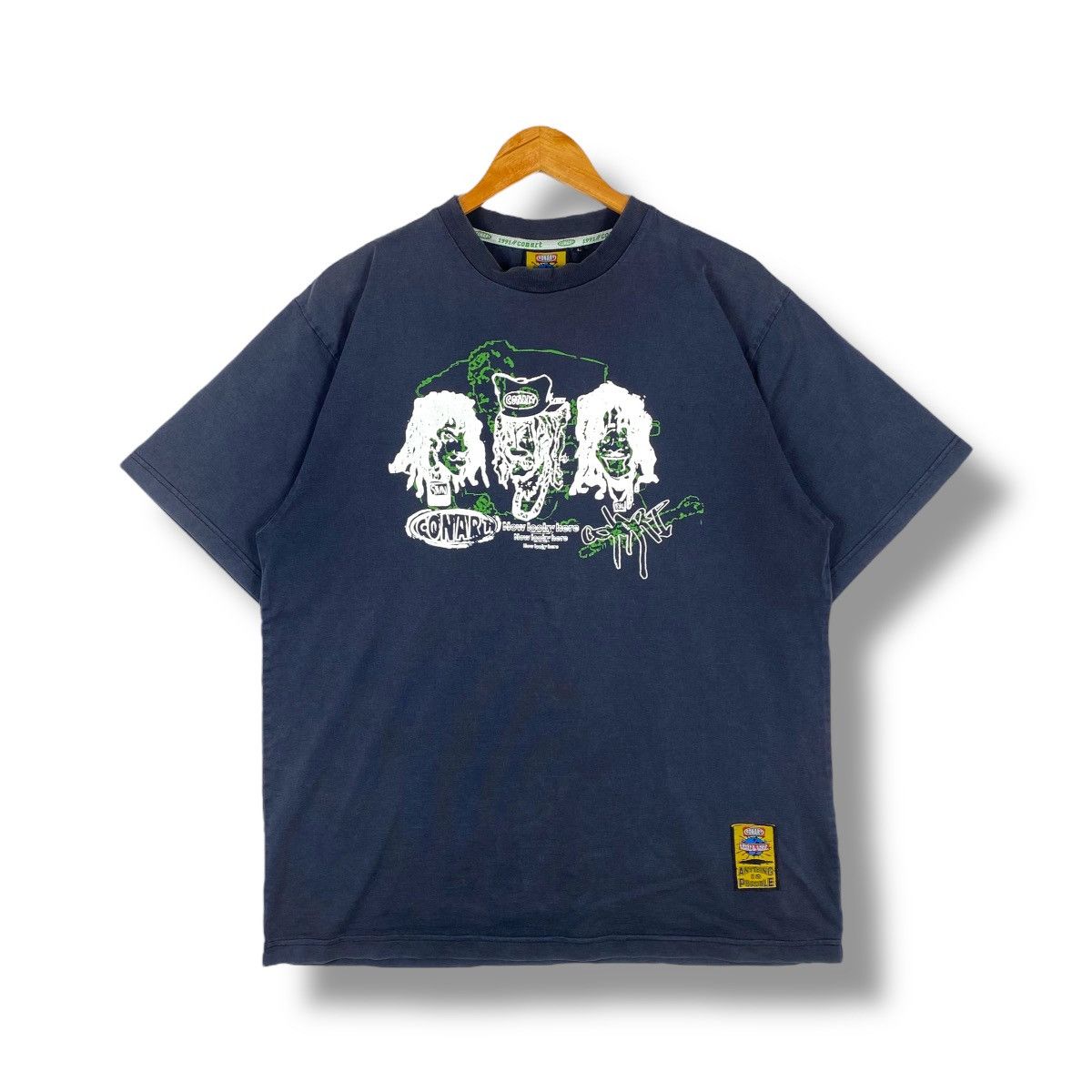 Rap Tees × Vintage Vintage 00's CONART WORLD WIDE Now Looky Here Faded Tee Size US L / EU 52-54 / 3 - 1 Thumbnail