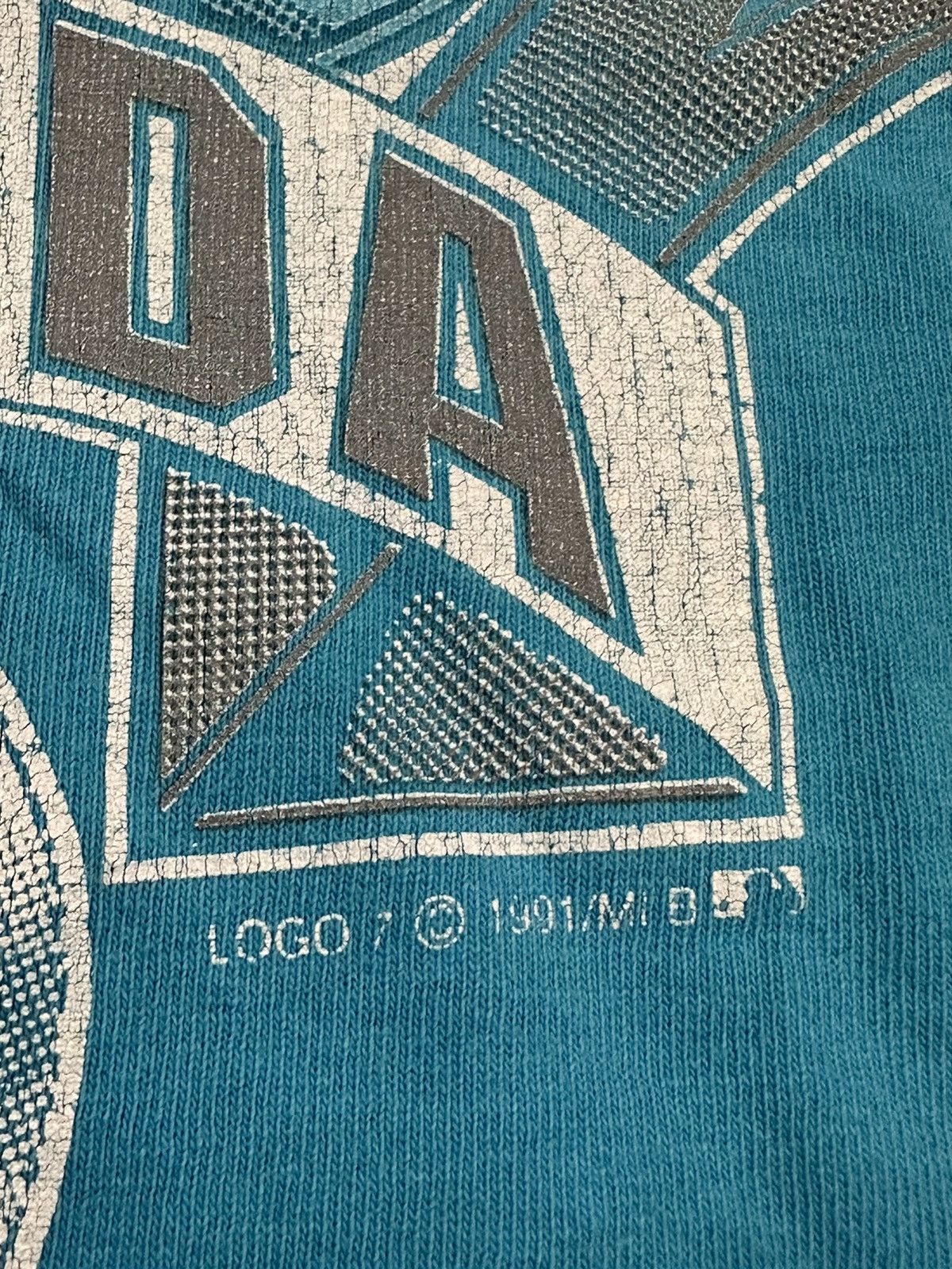 MLB Vintage 90s Florida Marlins MLB T-Shirt Size US XL / EU 56 / 4 - 5 Thumbnail