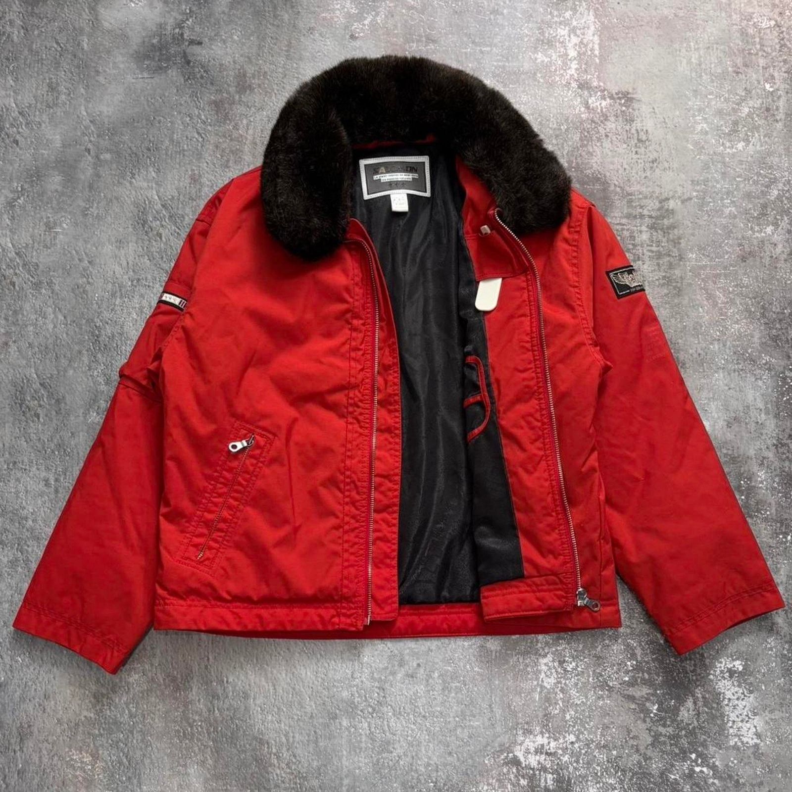 Salomon × Vintage Vintage 90s Salomon Ski Jacket. Top Squad Fur Collar. Small. Size US S / EU 44-46 / 1 - 2 Thumbnail
