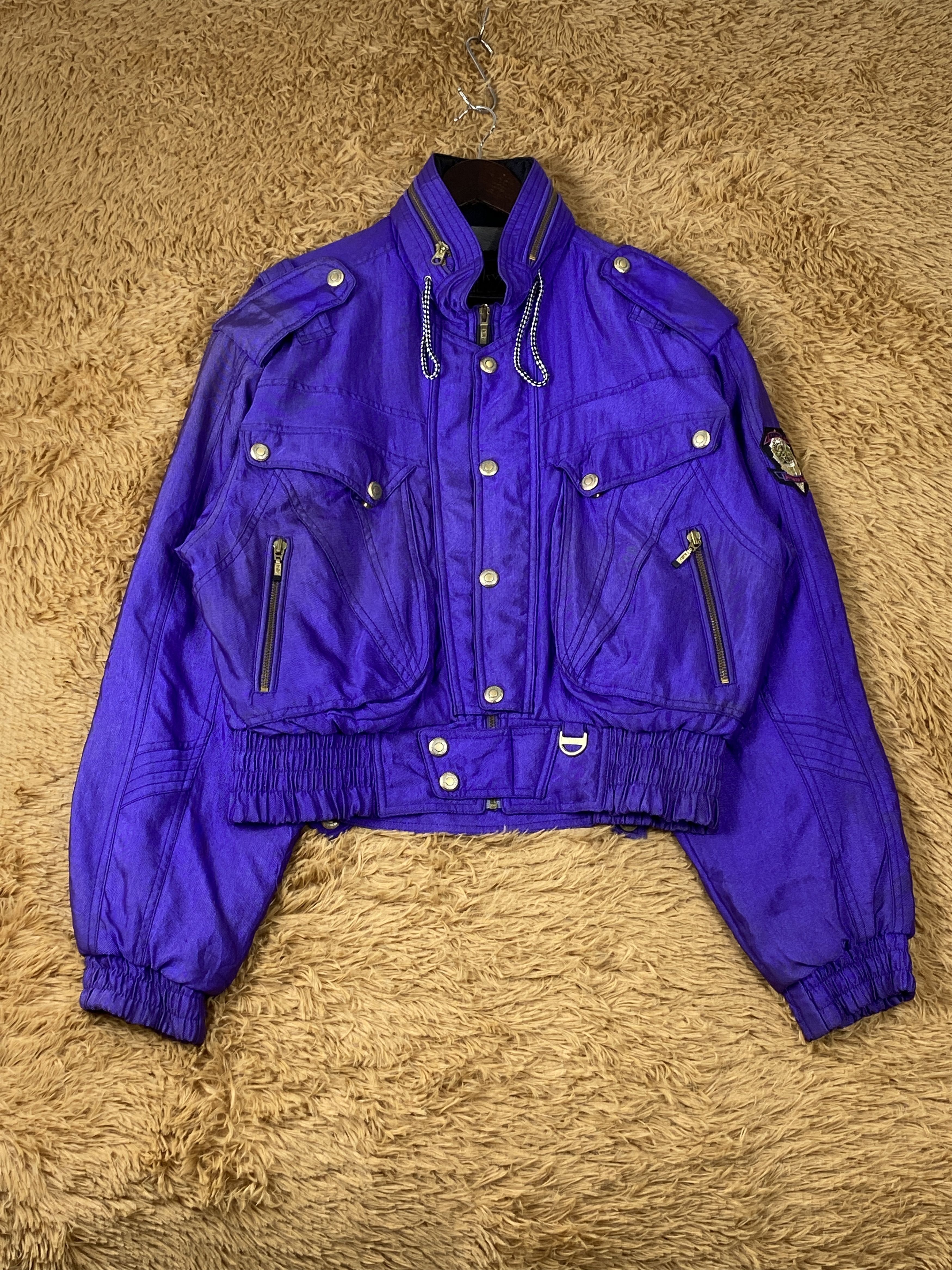 image of Avant Garde x Vintage Killy Multipocket Ski Jacket in Purple, Men's (Size Medium)