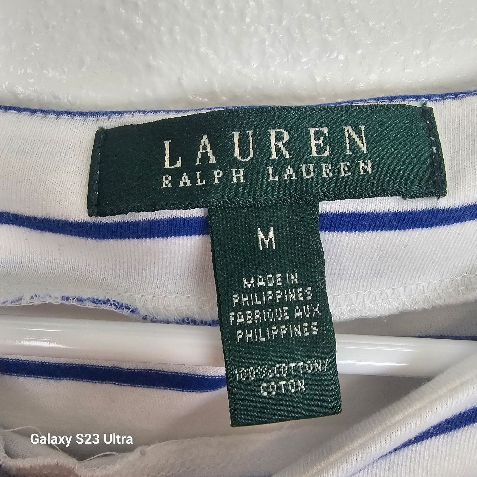 Lauren Ralph Lauren Lauren Ralph Lauren Womens Striped Graphic Top Sz M Nautical Size M / US 6-8 / IT 42-44 - 5 Thumbnail