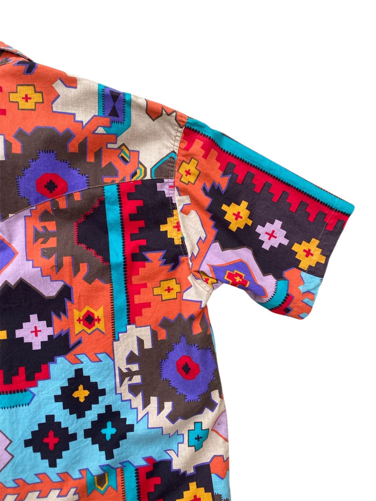Vintage Vintage Wrangler Aztec Navajo Native Shirt Size US M / EU 48-50 / 2 - 5 Thumbnail
