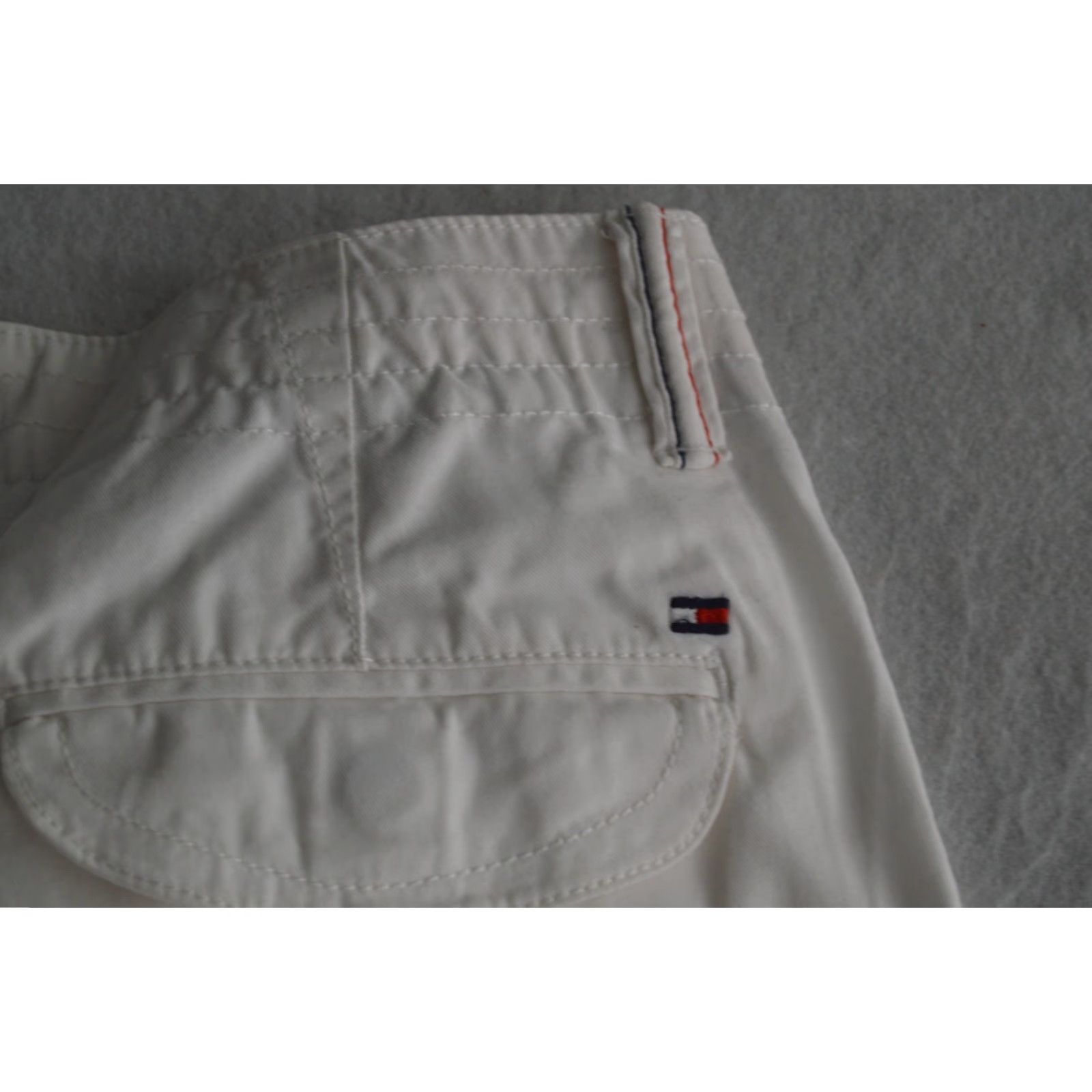 Tommy Hilfiger Tommy Hilfiger Men's Cargo Shorts White 32 Snap Pockets Size US 32 / EU 48 - 3 Thumbnail