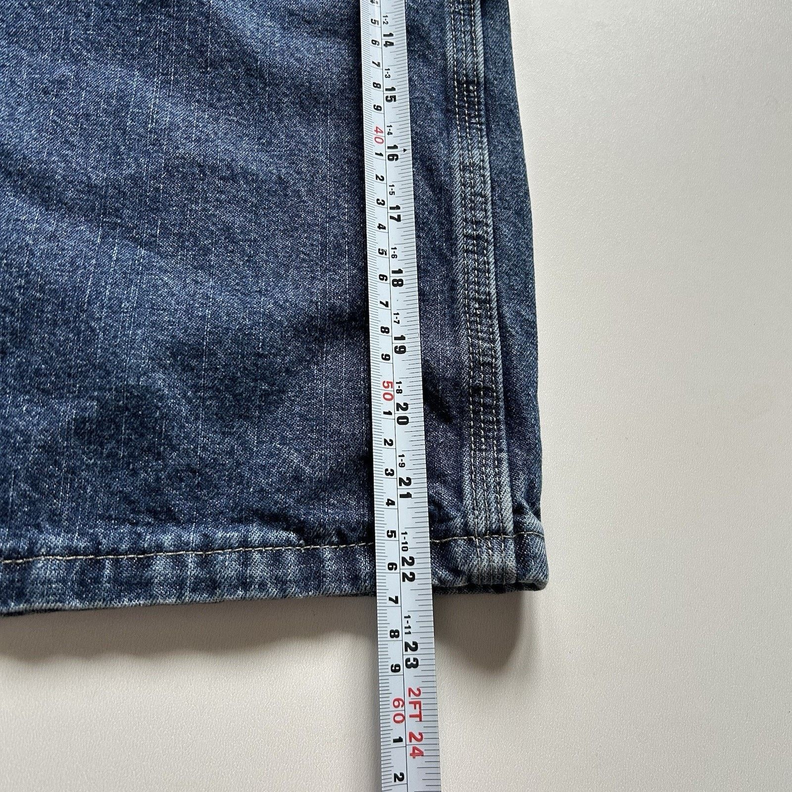 Vintage Vintage Wrangler Jorts Mens 38 Denim Carpenter Jean Shorts Size US 38 / EU 54 - 8 Thumbnail
