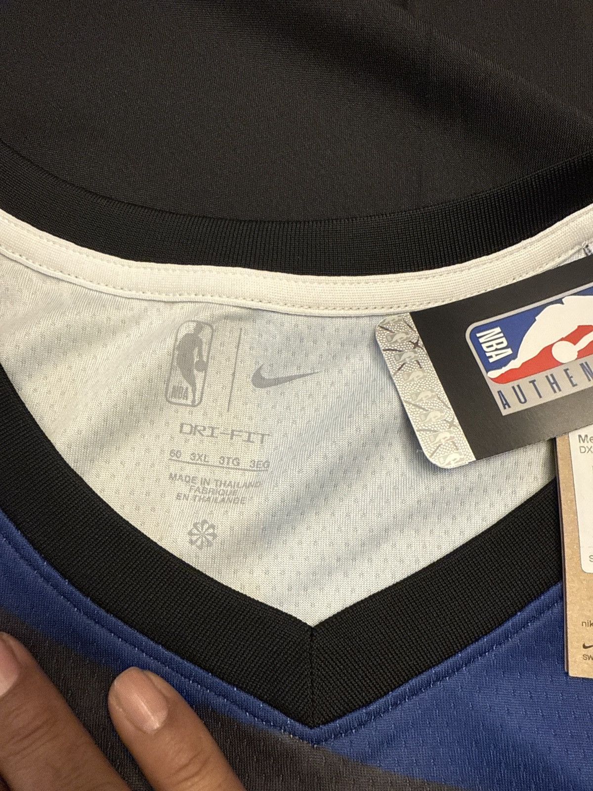 Nike *NEW*Size 60 City Edition Nets Jersey 3XL/2XL Size US XXL / EU 58 / 5 - 6 Thumbnail