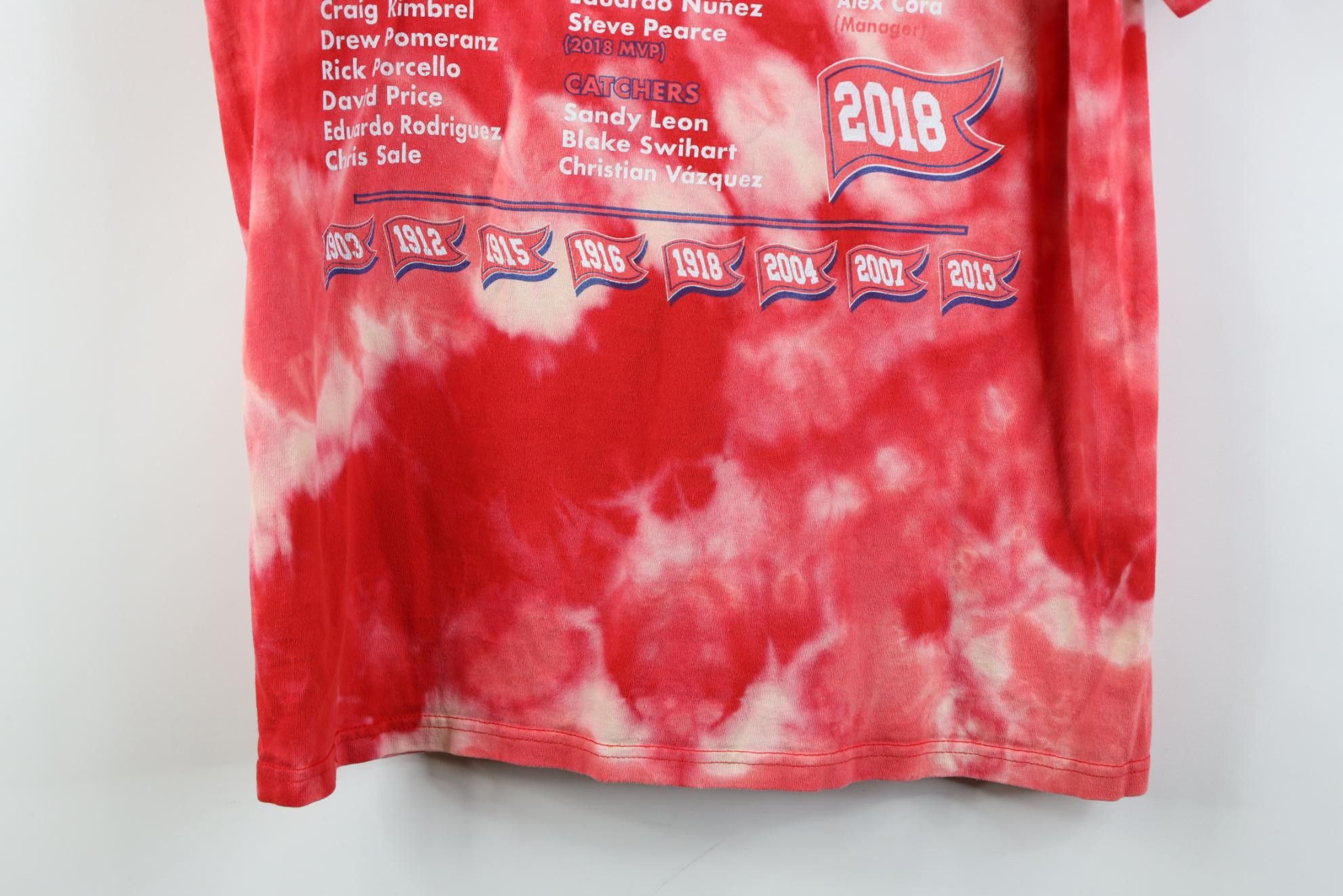 Vintage Y2K 2018 World Series Champs Boston Red Sox Baseball T-Shirt Size US M / EU 48-50 / 2 - 12 Thumbnail