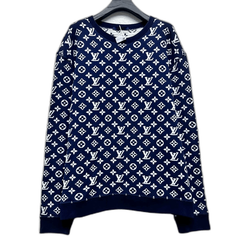 Louis Vuitton Logo Print Crewneck Sweatshirt XXL