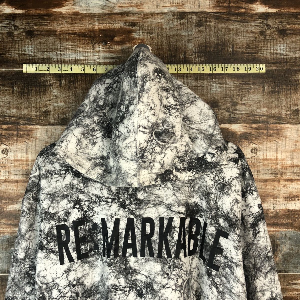 Japanese Brand Beamere White camo ripped sweatshirt Hoodie #A2031 Size US XL / EU 56 / 4 - 4 Thumbnail