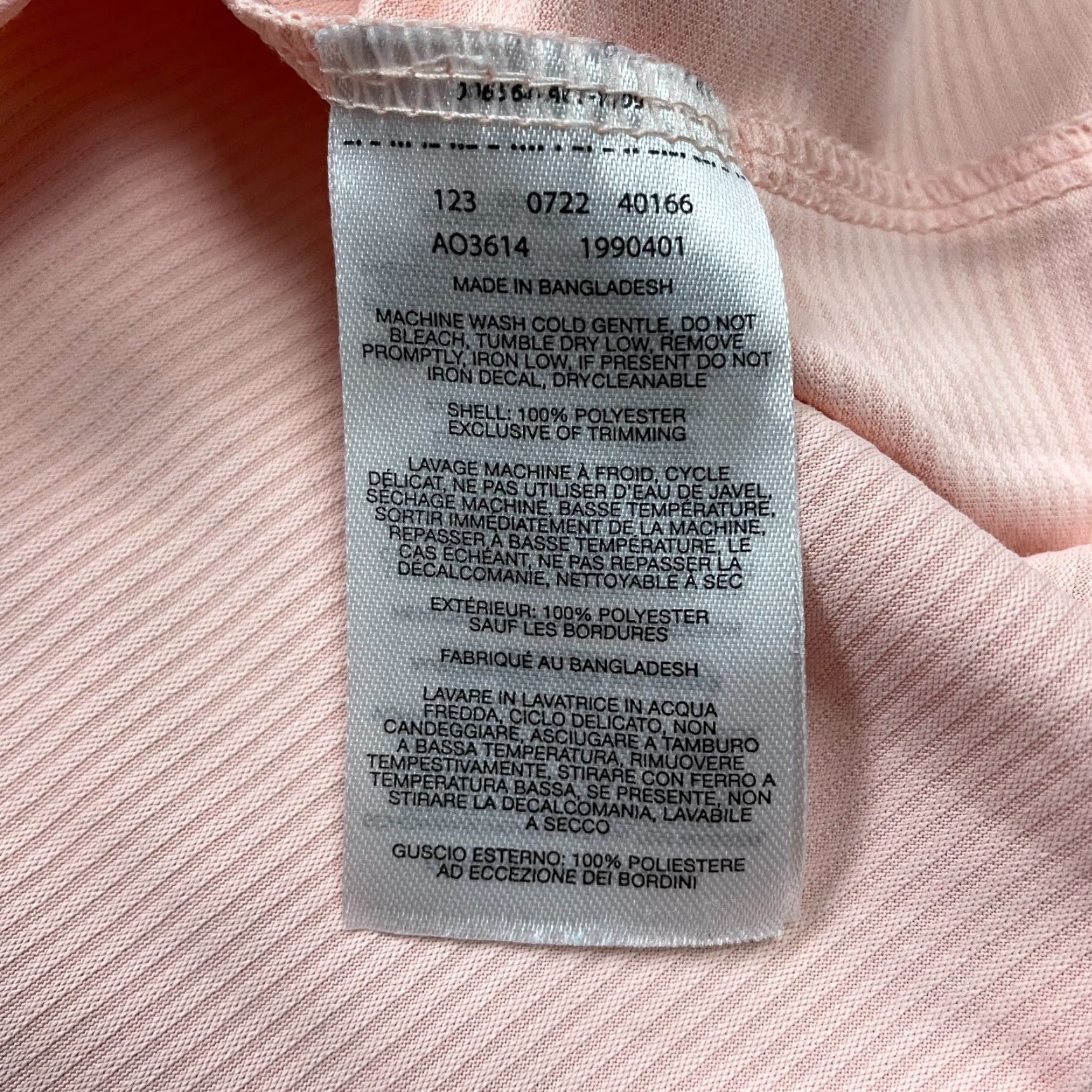 Vintage Columbia Omni Wick Polo Shirt Mens Large Pink Short Sleeve Golf Tennis Shirt Size US L / EU 52-54 / 3 - 7 Thumbnail