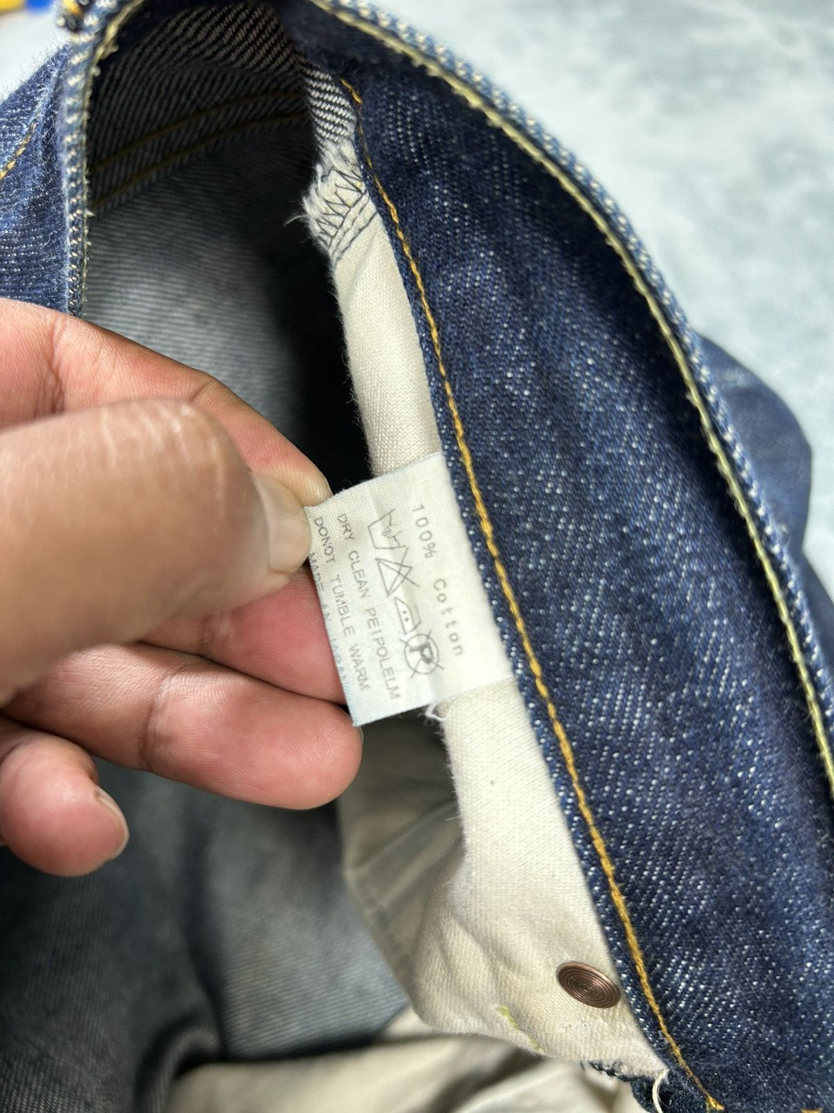 Japanese Brand Miracle Women Fire Denim Jeans S045 Size 29" - 6 Thumbnail