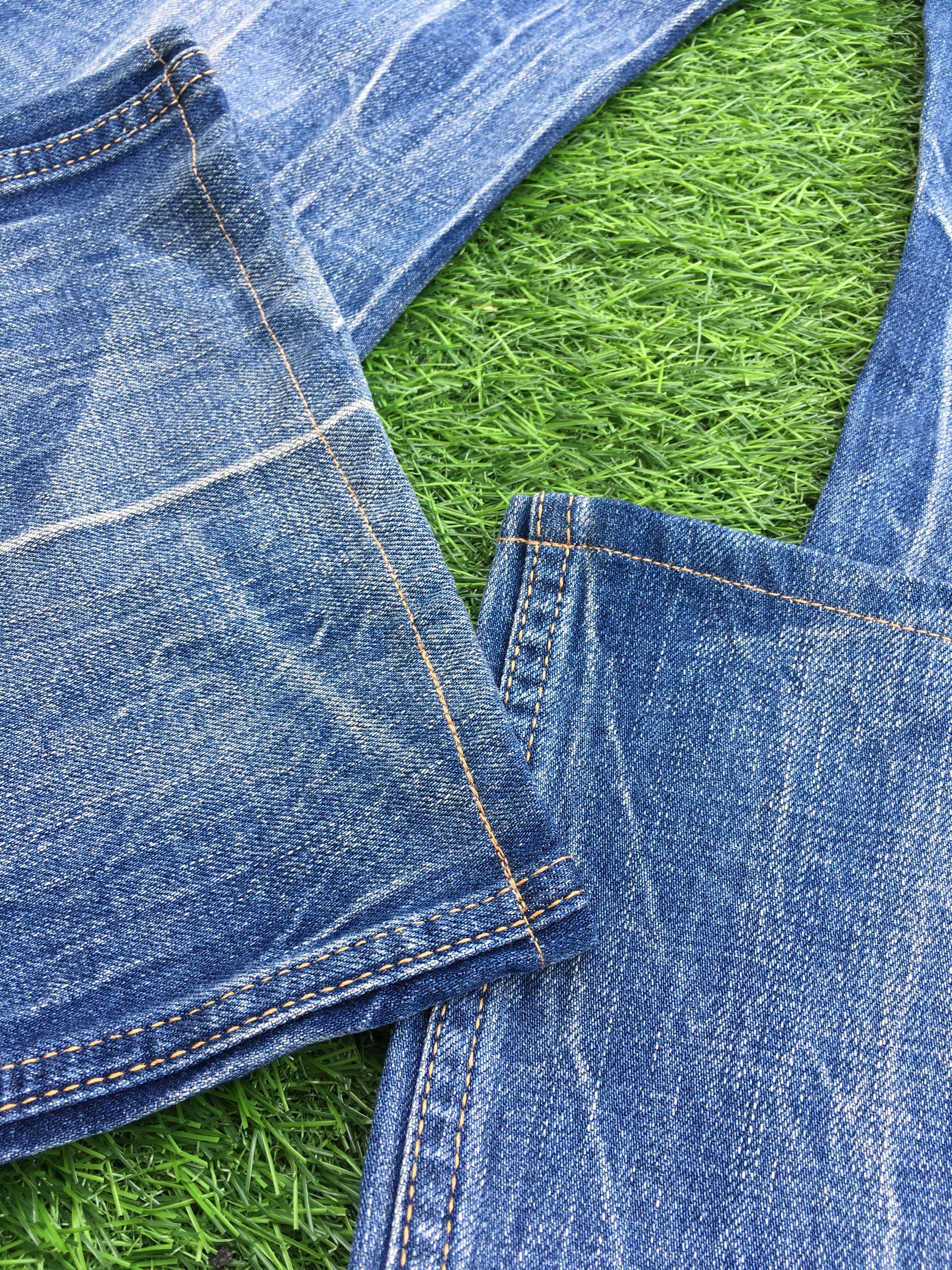 Japanese Brand Low Rise Distressed Bootcut Jeans #D1356 Size US 28 / EU 44 - 9 Thumbnail