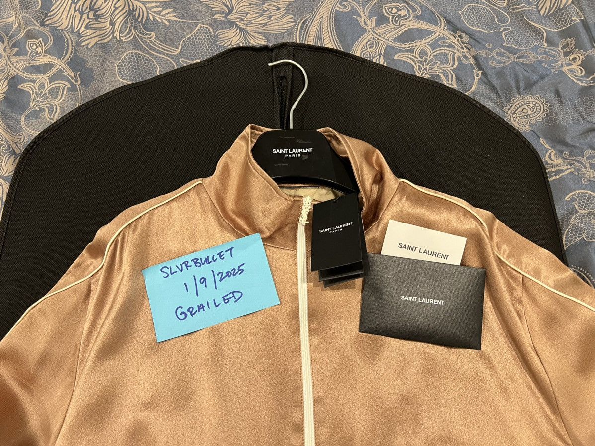 Saint Laurent Paris × Yves Saint Laurent YSL Saint Laurent Jacket in Crepe Satin (men 50) NWT Size US M / EU 48-50 / 2 - 11 Thumbnail
