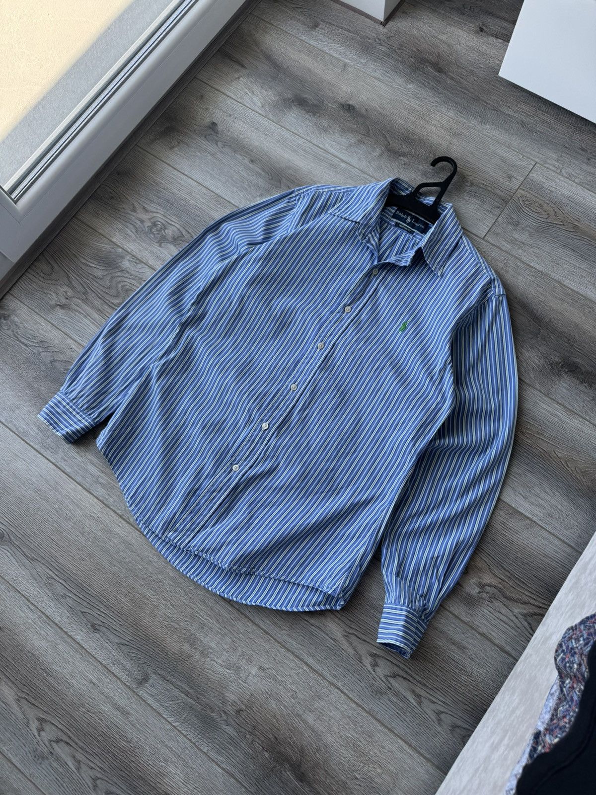 Polo Ralph Lauren Vintage Polo Ralph Lauren Stripped Long Sleeve Men's Shirt Size US S / EU 44-46 / 1 - 2 Thumbnail