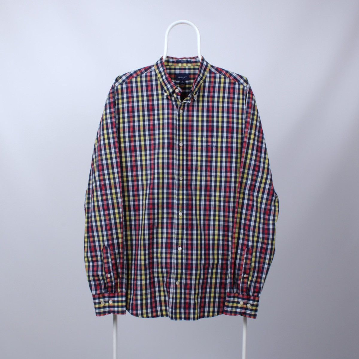 Designer × Gant GANT Tech Prep Multicolor Plaid Button Long Sleeve Shirt Size US XL / EU 56 / 4 - 1 Thumbnail