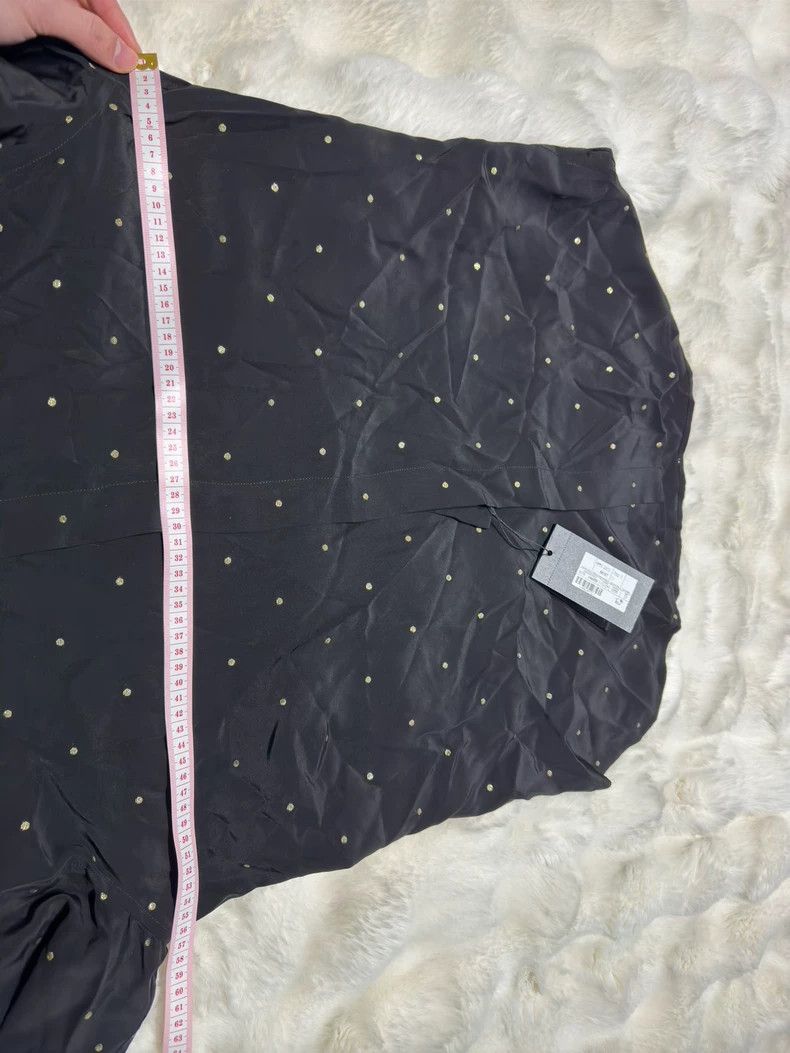Yves Saint Laurent Saint Laurent size 38 Black and gold polka-dot silk shirt Size US M / EU 48-50 / 2 - 9 Thumbnail