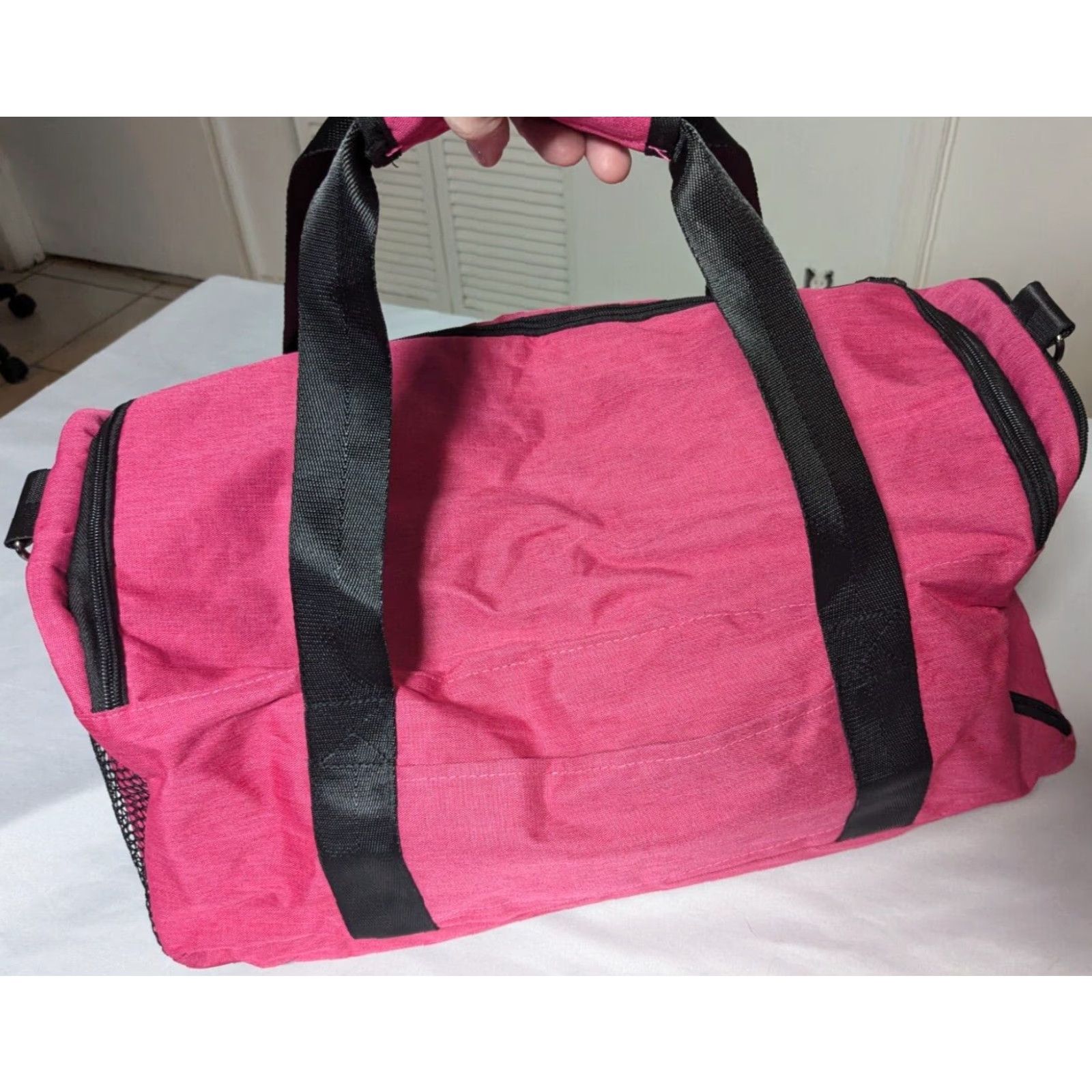 Pinko KEE SPENCE Women Pink Duffle Bag Large EUC Size ONE SIZE - 3 Thumbnail