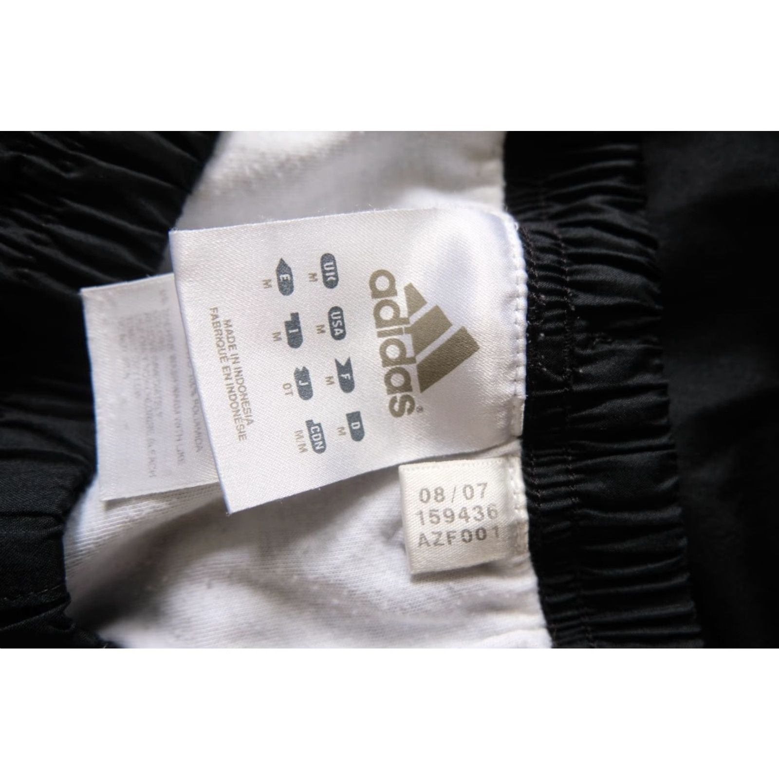 Adidas VINTAGE adidas Sweatpants Black VTG Retro 90s Y2K Wide-Leg Active Men SZ M 28x32 Jeans? Size US 31 - 5 Thumbnail