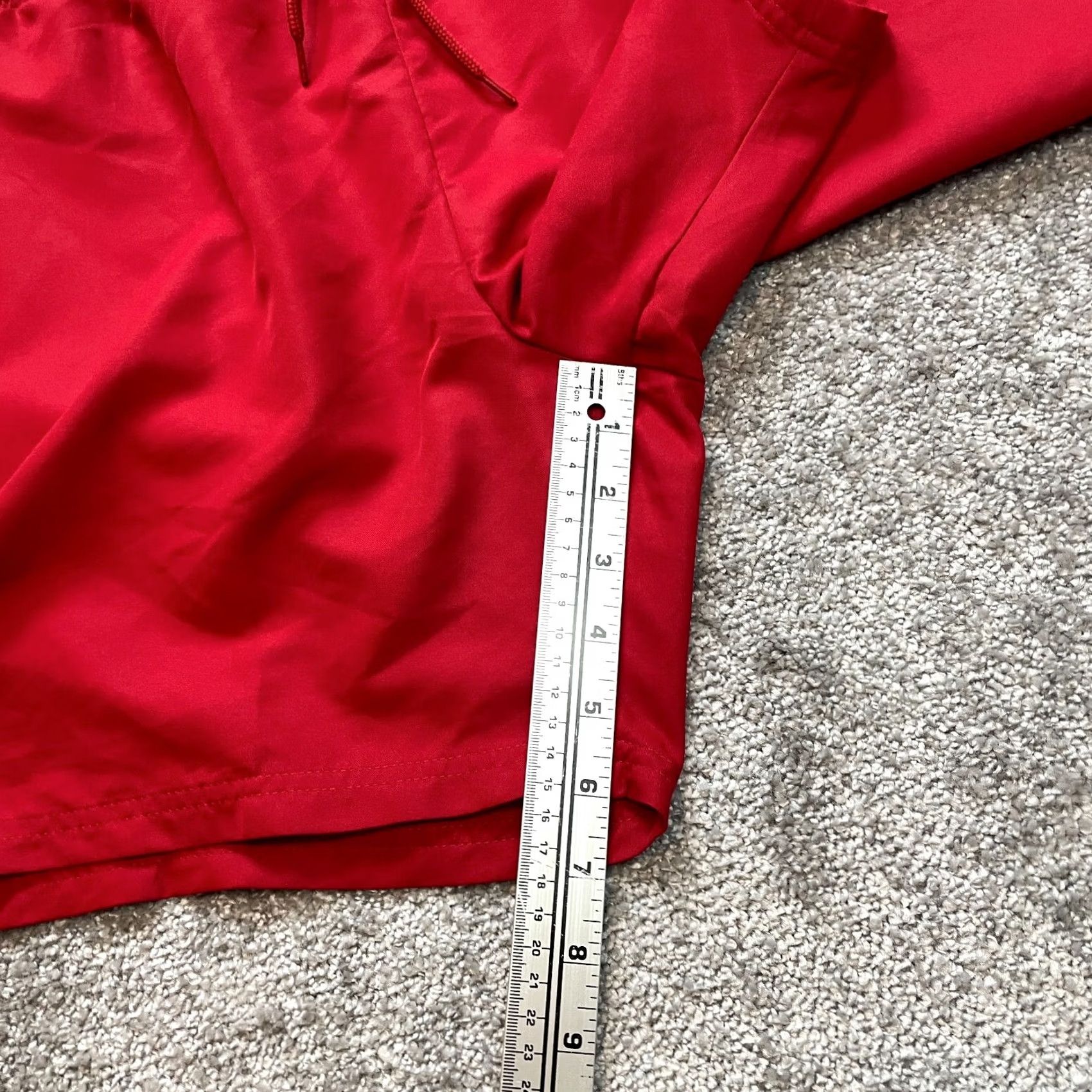 Vintage BCG Athletic Shorts Womens 2XL Red Lightweight Running Drawstring Pockets Sport Size 28" / US 6 / IT 42 - 2 Thumbnail