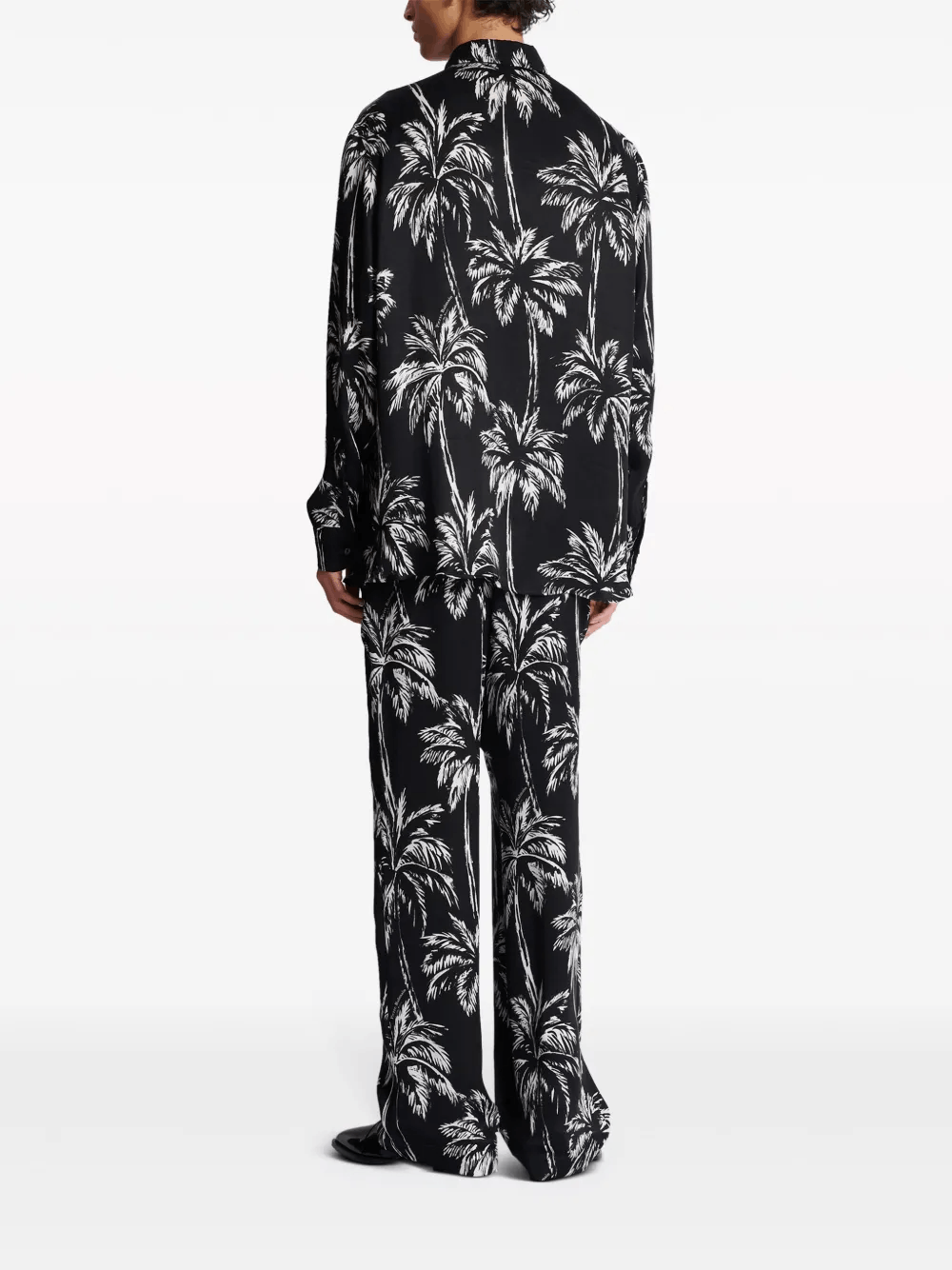 Other Palm Tree-Print Satin Shirt Size US S / EU 44-46 / 1 - 4 Thumbnail