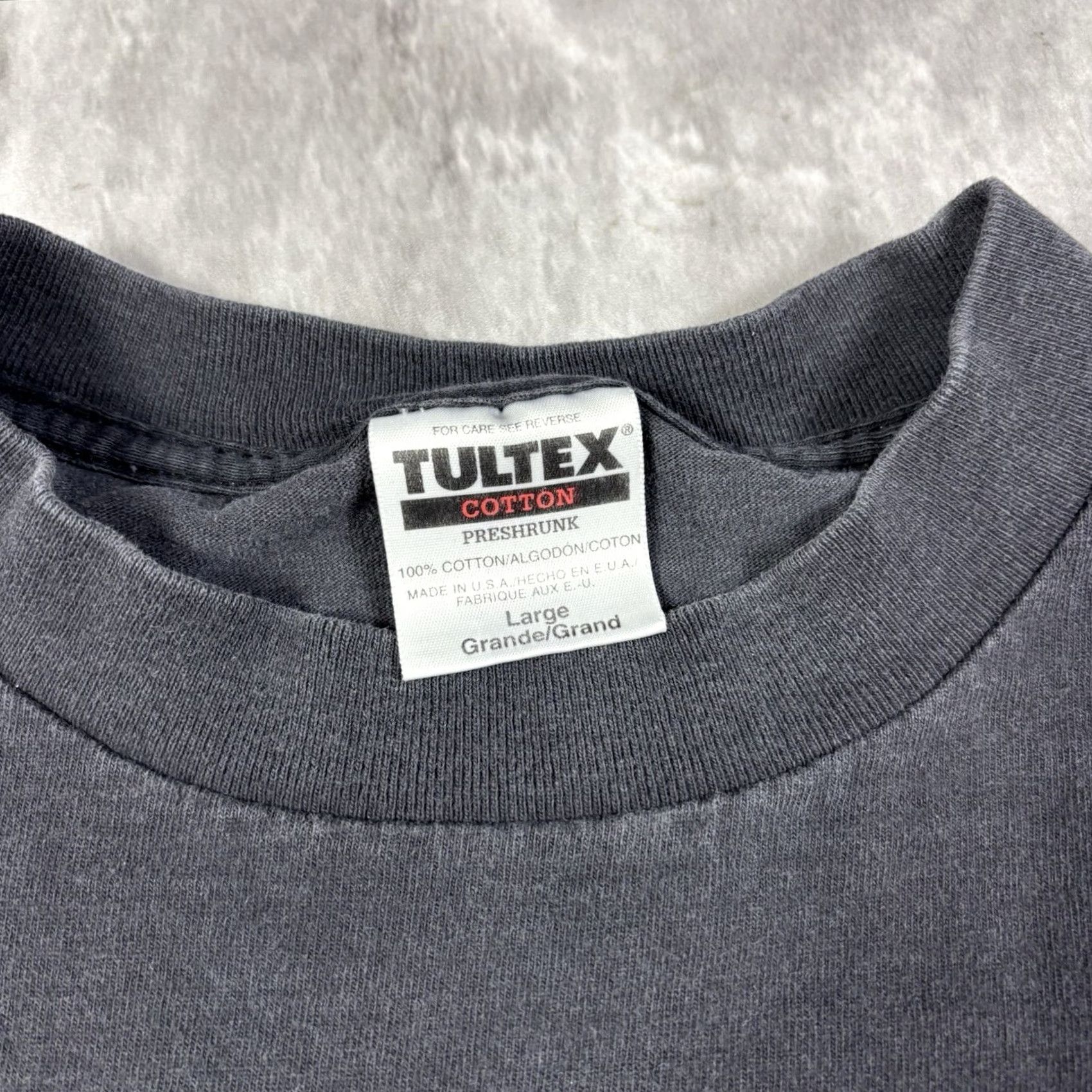 Tultex VINTAGE United States Marine Corps Military T Shirt Mens Large Black Cotton Crew Neck Short Sleeve 90s Tultex Military Marines Shirt Mens Large Size US L / EU 52-54 / 3 - 4 Thumbnail
