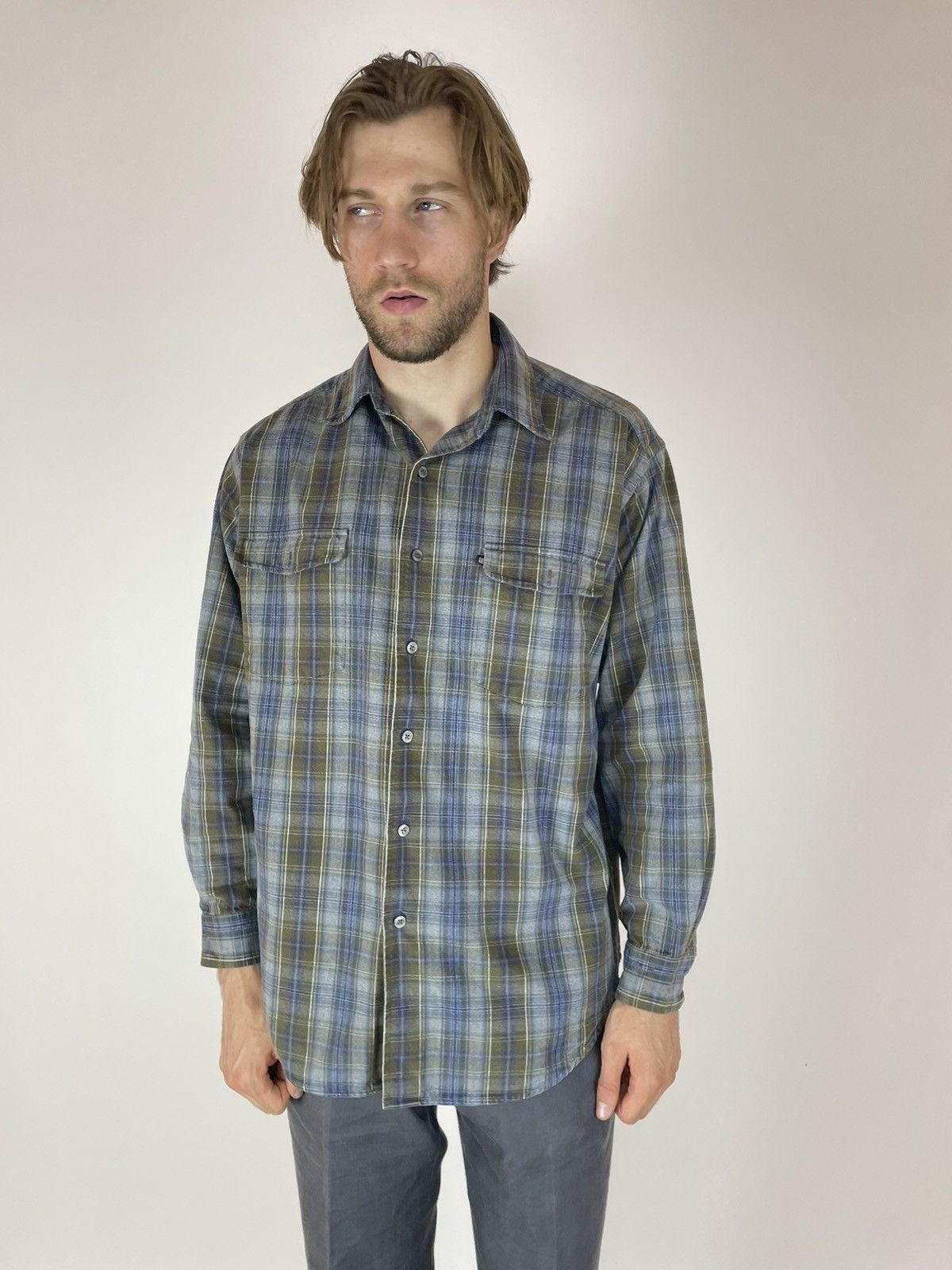 Polo Ralph Lauren × Vintage Ralph Lauren Polo Jeans Co. Plaid shirt long sleeve Large Size US L / EU 52-54 / 3 - 3 Thumbnail