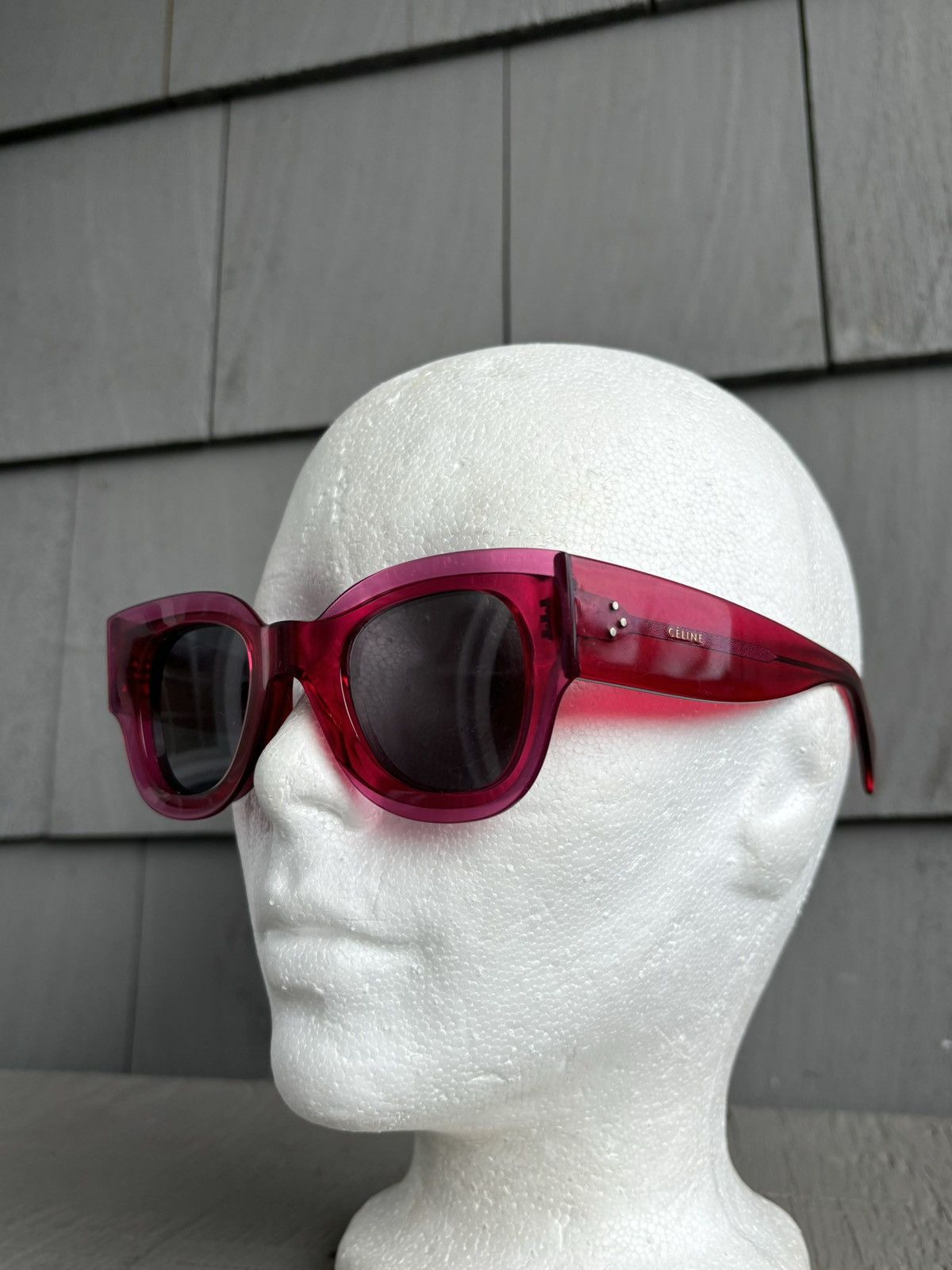 Celine × Designer Celine Sunglasses CL 41446/S Oversized Wayfarer Pink Céline Size ONE SIZE - 3 Thumbnail
