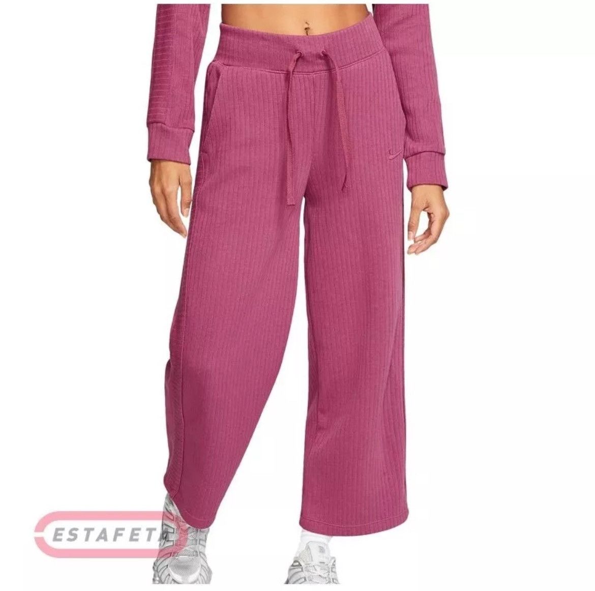 Nike × Nike ACG Women's Lab W NSW MTRL WL Pink Joggers Sportswear Sweat Pants Trousers M Size 28" / US 6 / IT 42 - 8 Thumbnail