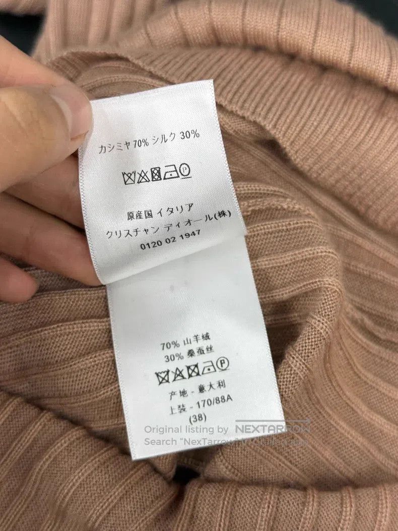 Dior Dior Knitted undershirt with long sleeves Size XS / US 0-2 / IT 36-38 - 6 Thumbnail