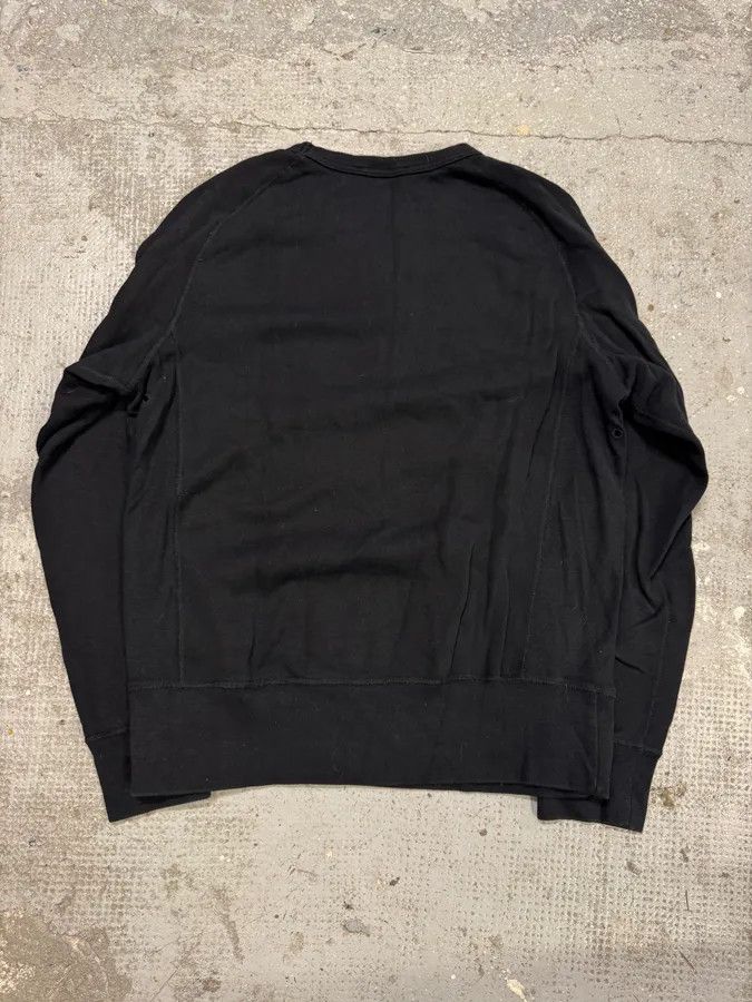 Acne Studios SS2014 Acne Studios Blue Nylon Black Cotton Sweater Size US S / EU 44-46 / 1 - 6 Thumbnail